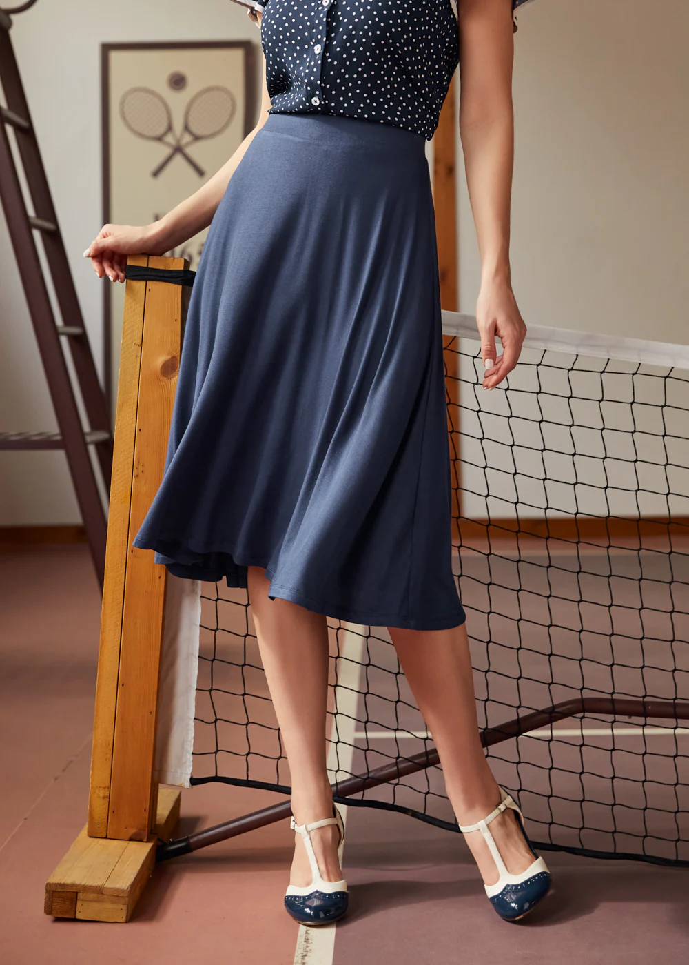 Excellence Attained Knit A-Line Skirt