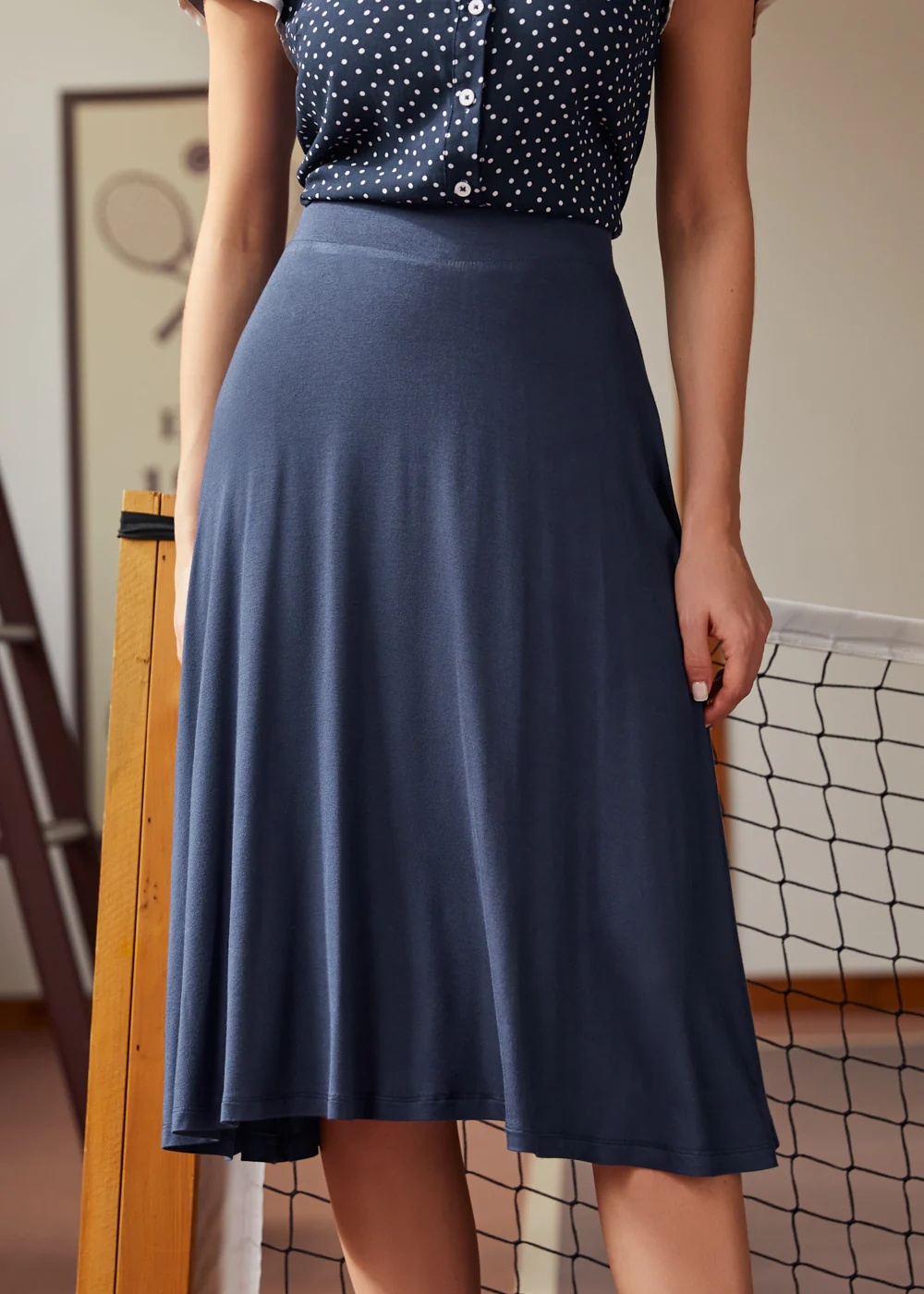 Excellence Attained Knit A-Line Skirt - Image 7