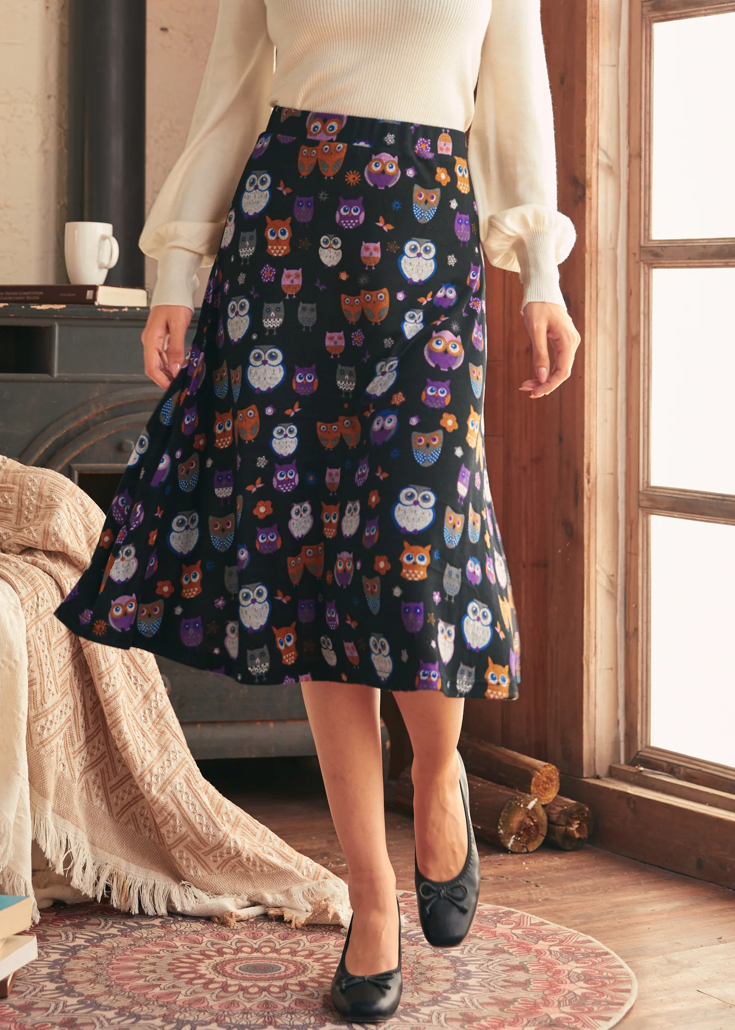 Excellence Attained Knit Midi Skirt - Image 3