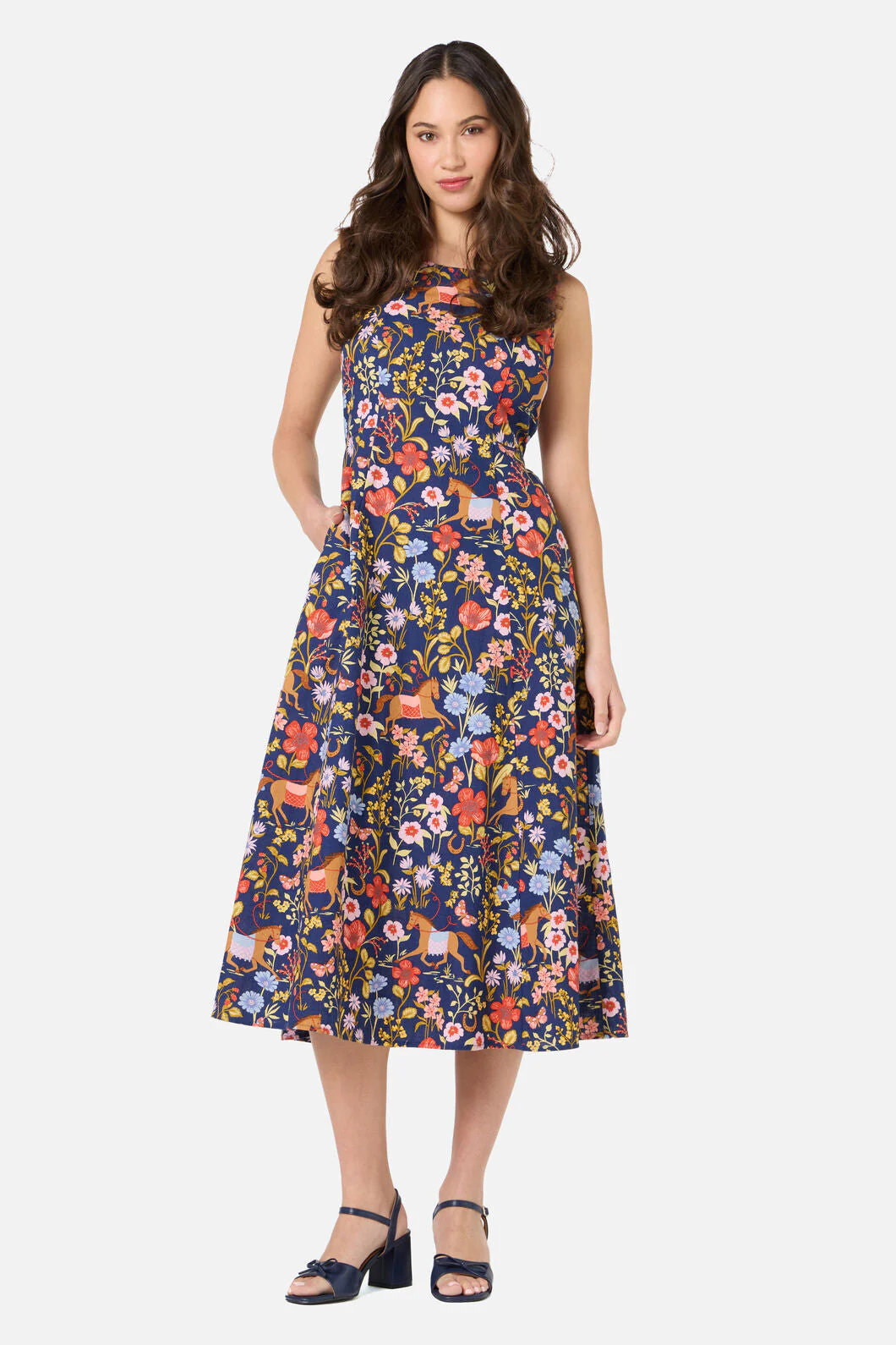 Fancy Horses Midi Dress - Image 3