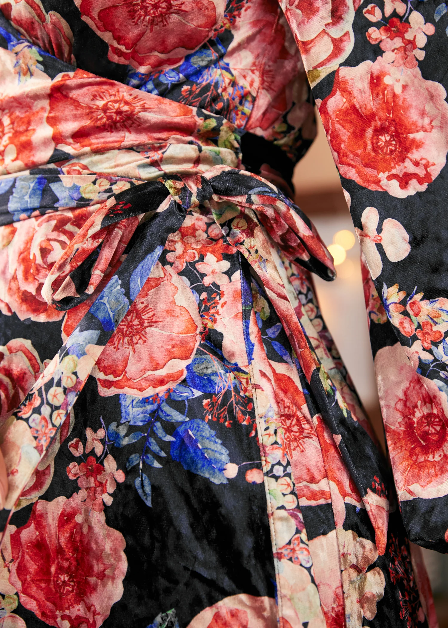 Celestial Silhouette Balloon Sleeve Dress - Image 5