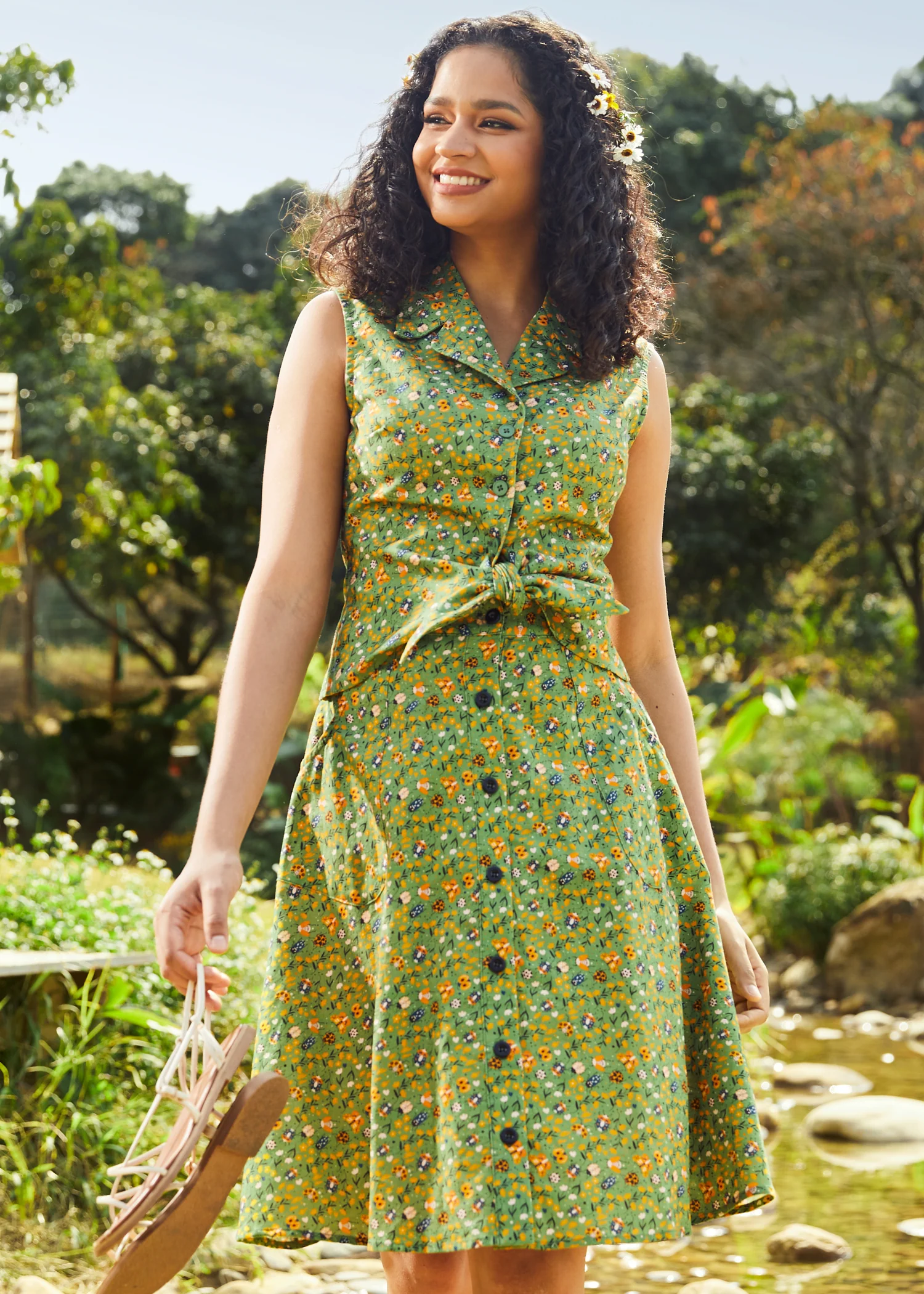 Feel the Morning Breeze Convertible Collar Shirt - Image 6