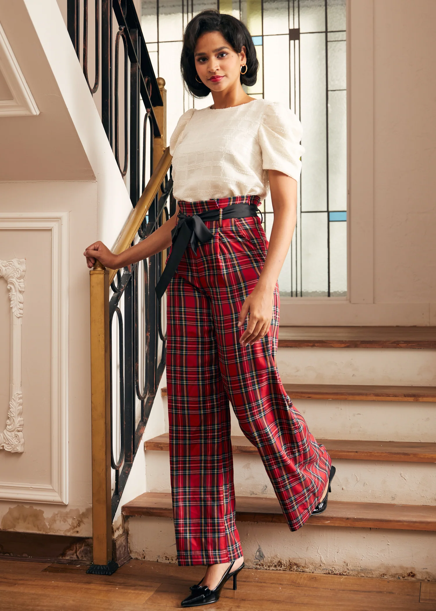 Festive Frolic Bubble Sleeve Crew - Image 5