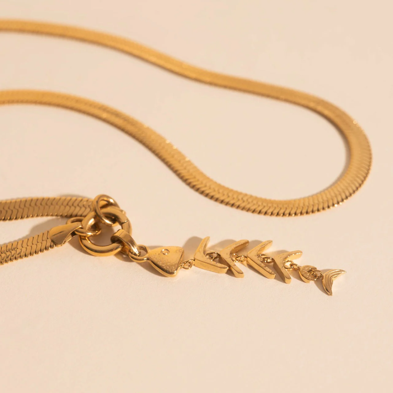 Fishbone Necklace Charm - Image 3