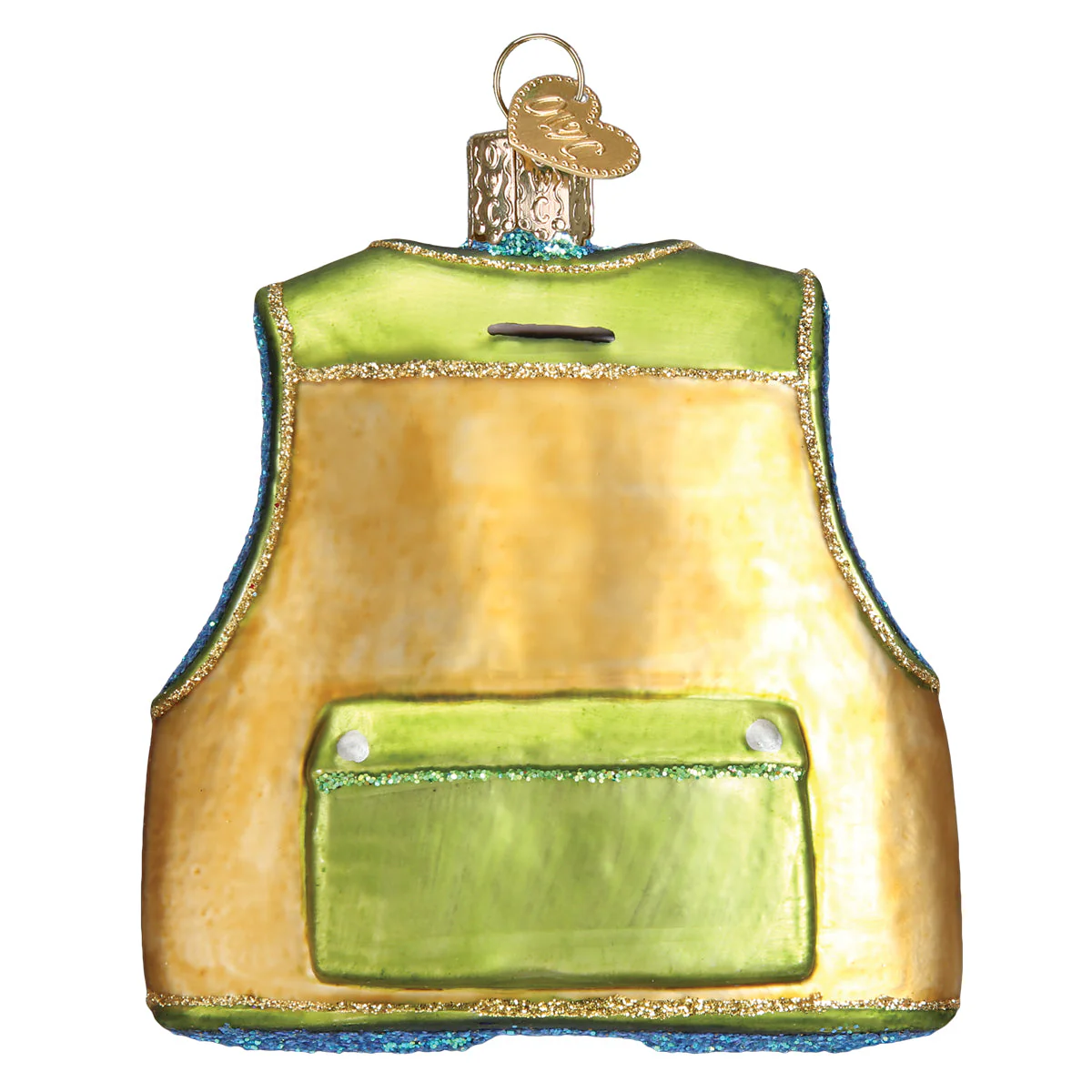 Fishing Vest Ornament - Image 2