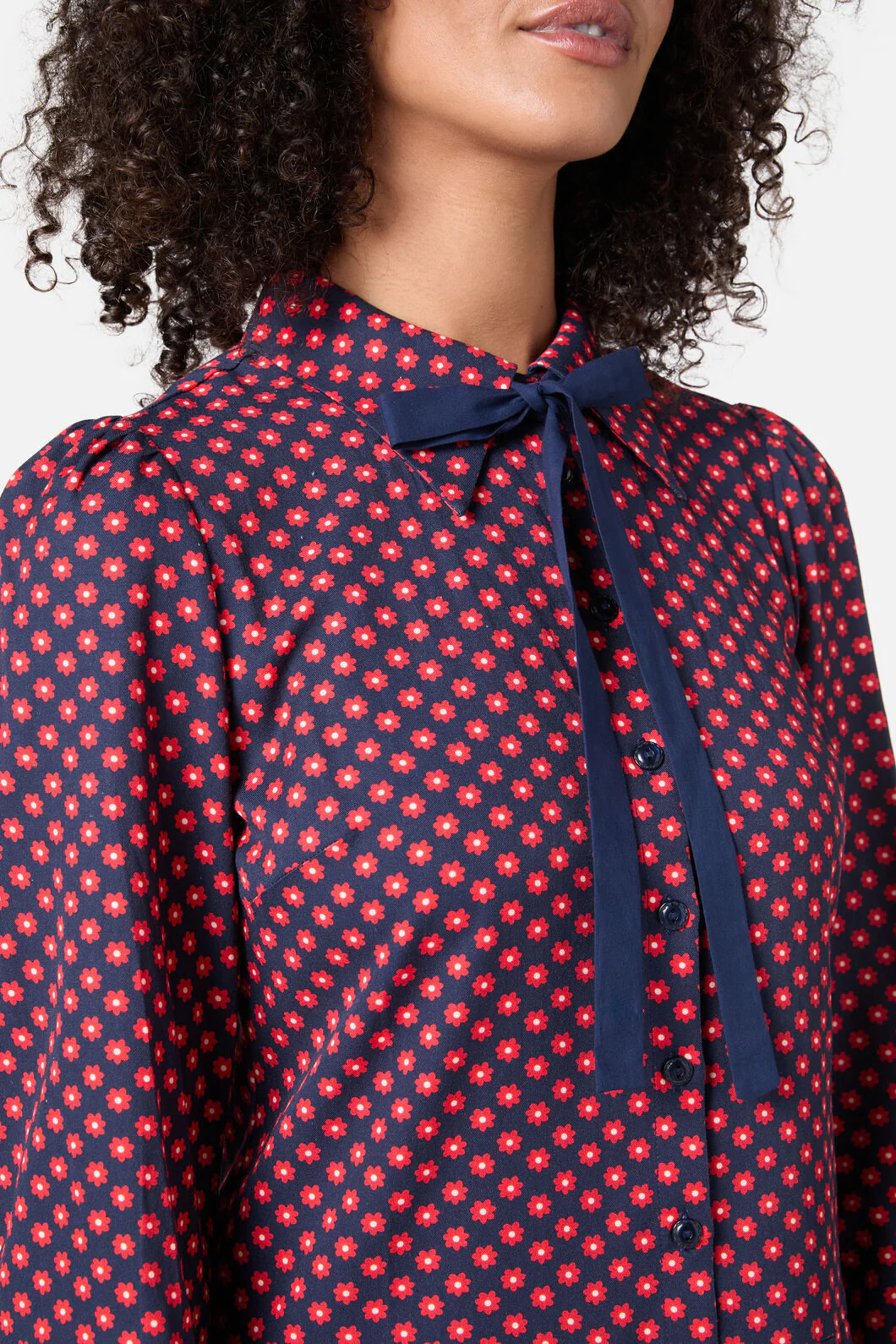 Flora Geo Shirt Dress - Image 11