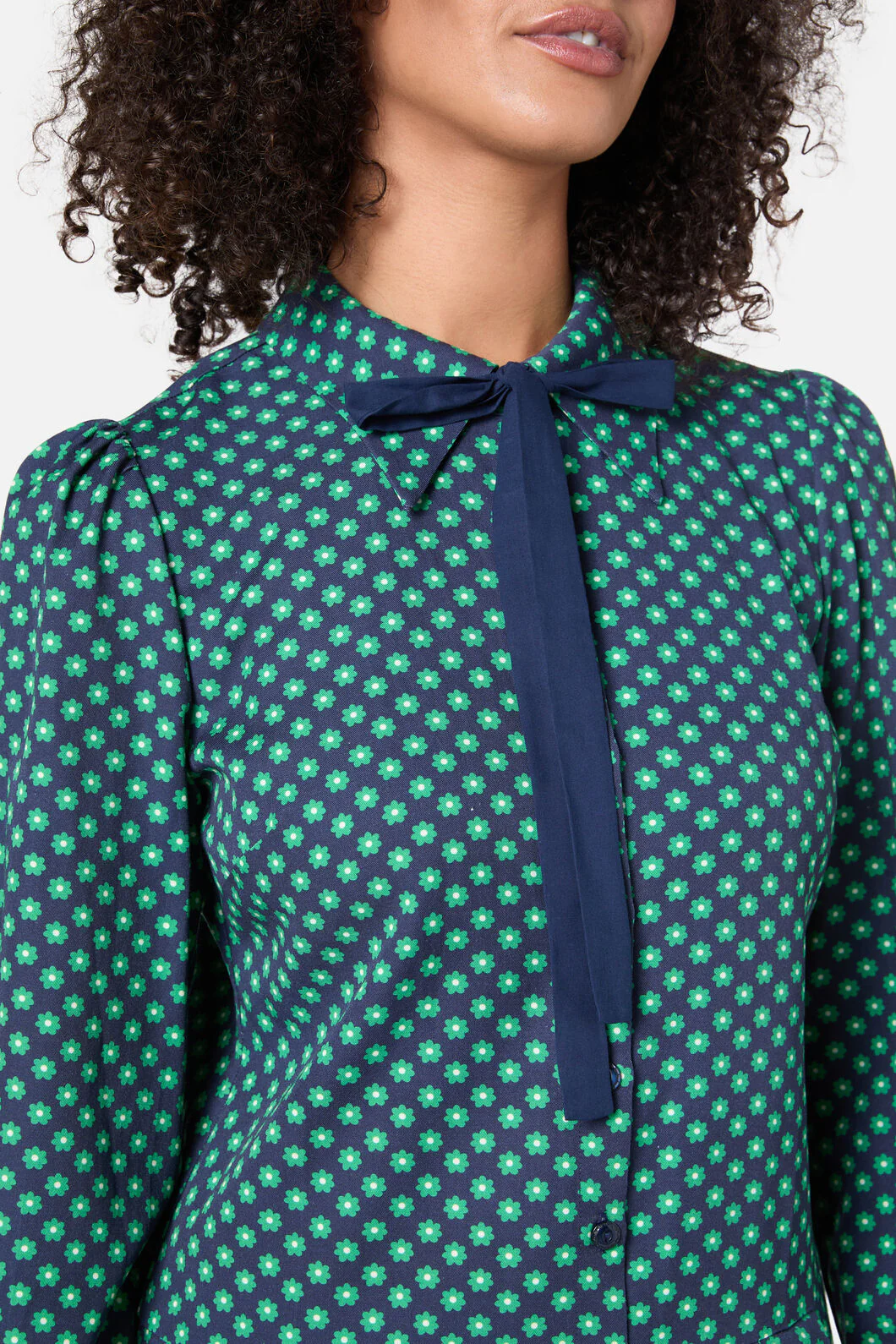 Flora Geo Shirt Dress - Image 2