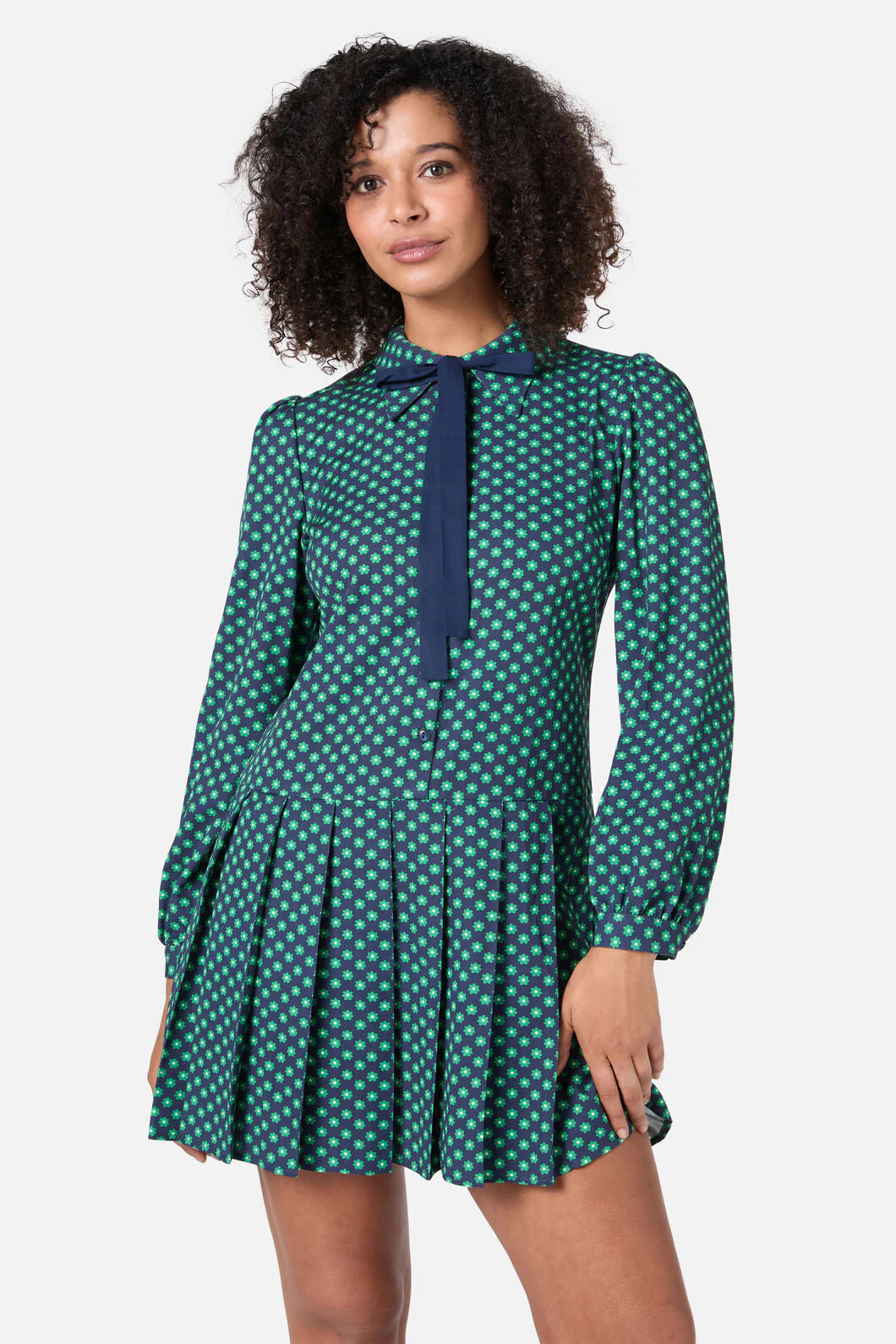 Flora Geo Shirt Dress - Image 3