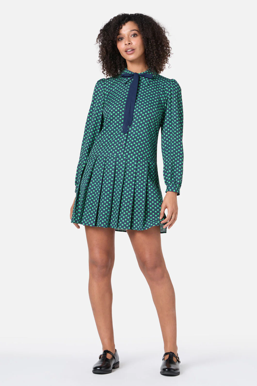 Flora Geo Shirt Dress - Image 4