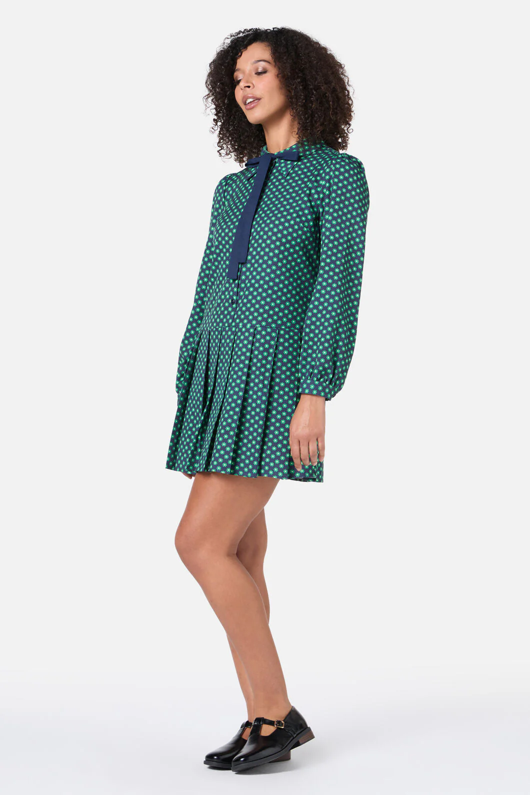 Flora Geo Shirt Dress - Image 5