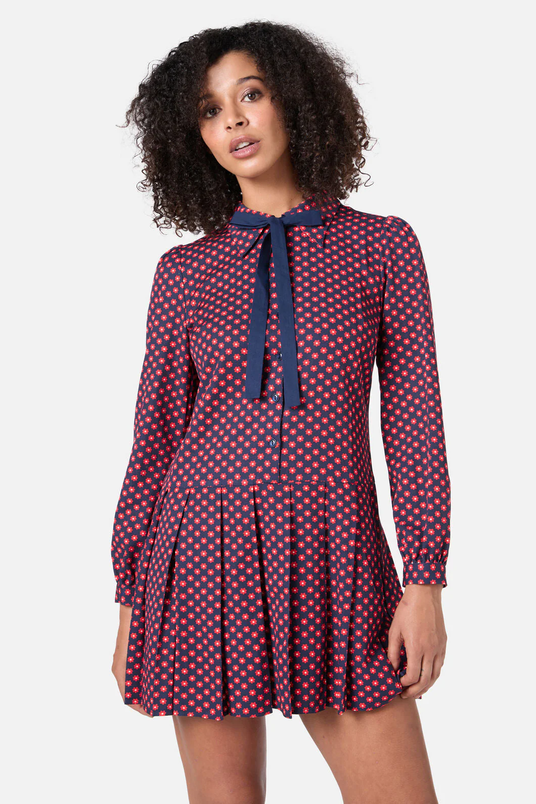 Flora Geo Shirt Dress - Image 7