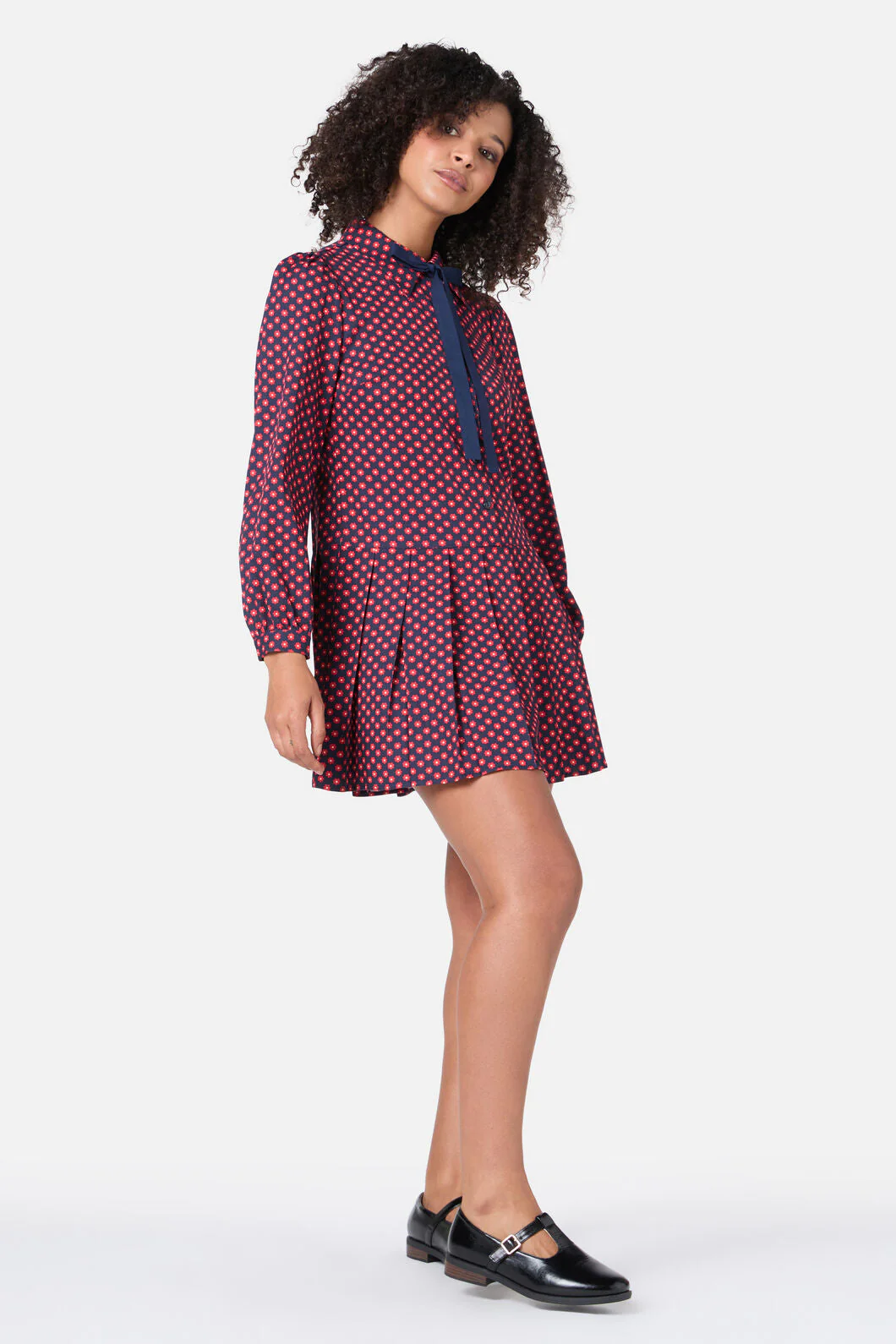 Flora Geo Shirt Dress - Image 9