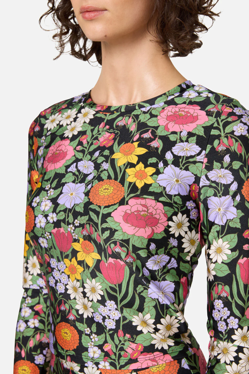 Floral Field Rashie Swim Top - Image 2