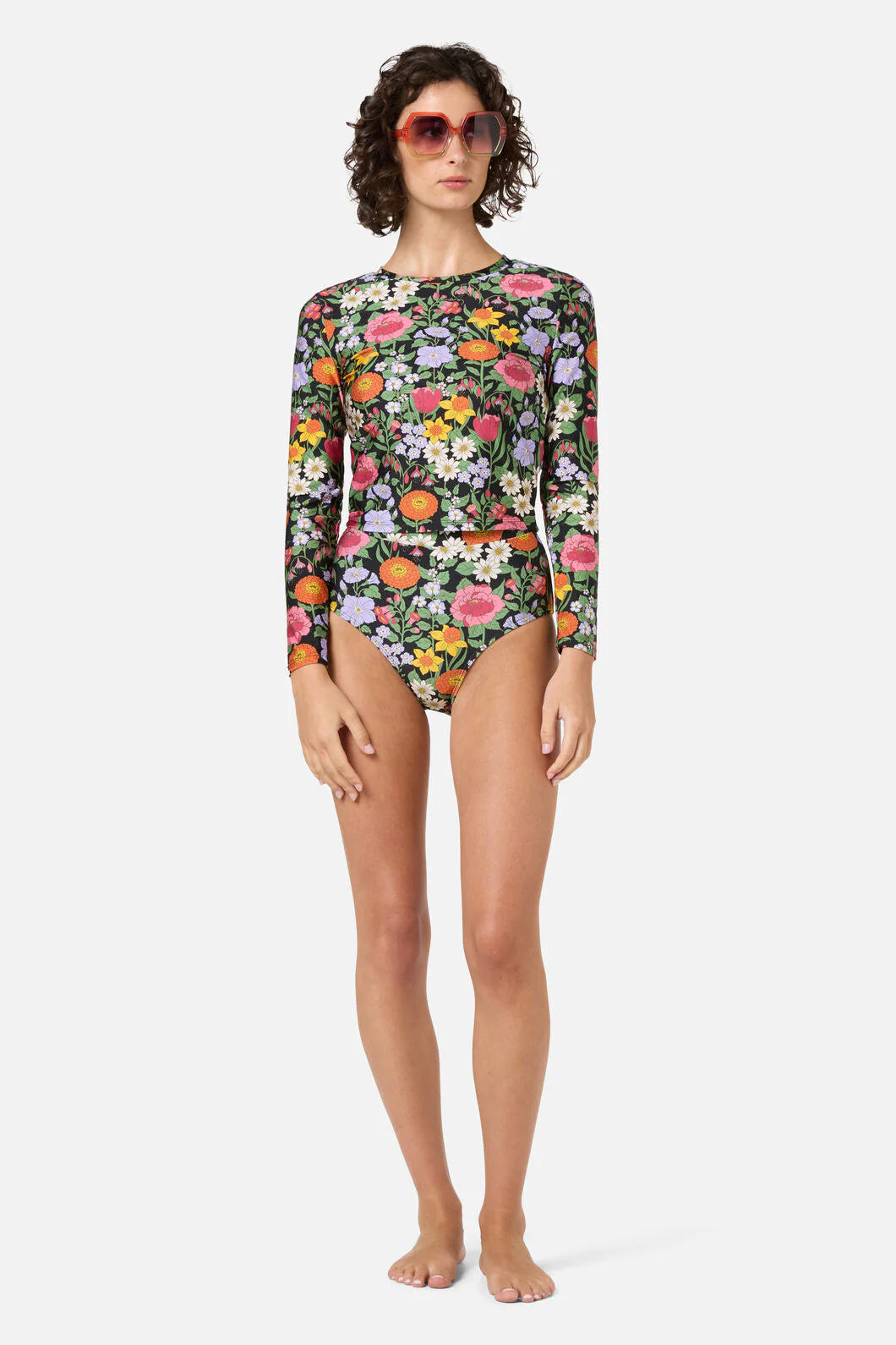 Floral Field Rashie Swim Top - Image 7