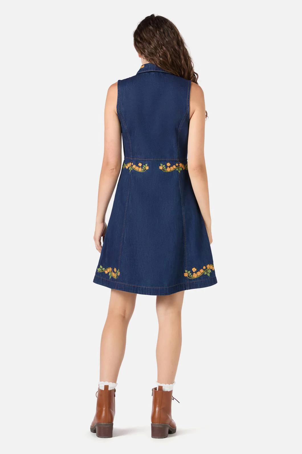 Flower Child Embroidered Dress - Image 10