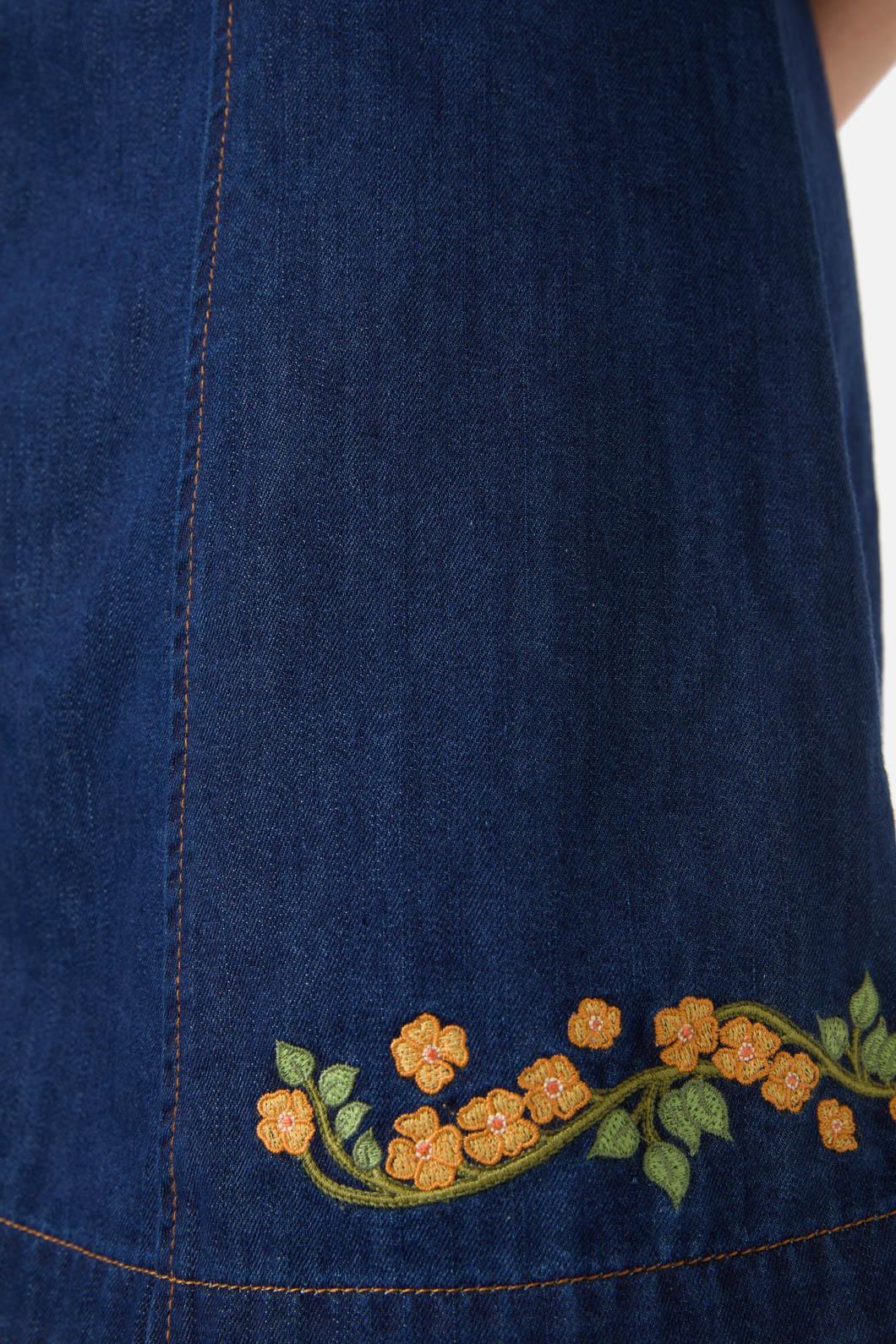 Flower Child Embroidered Dress - Image 12