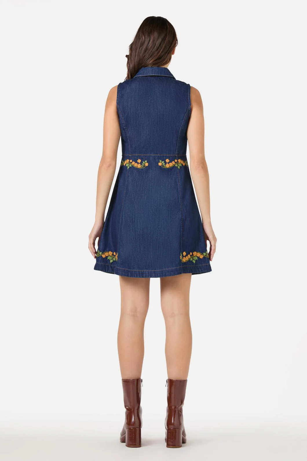 Flower Child Embroidered Dress - Image 5