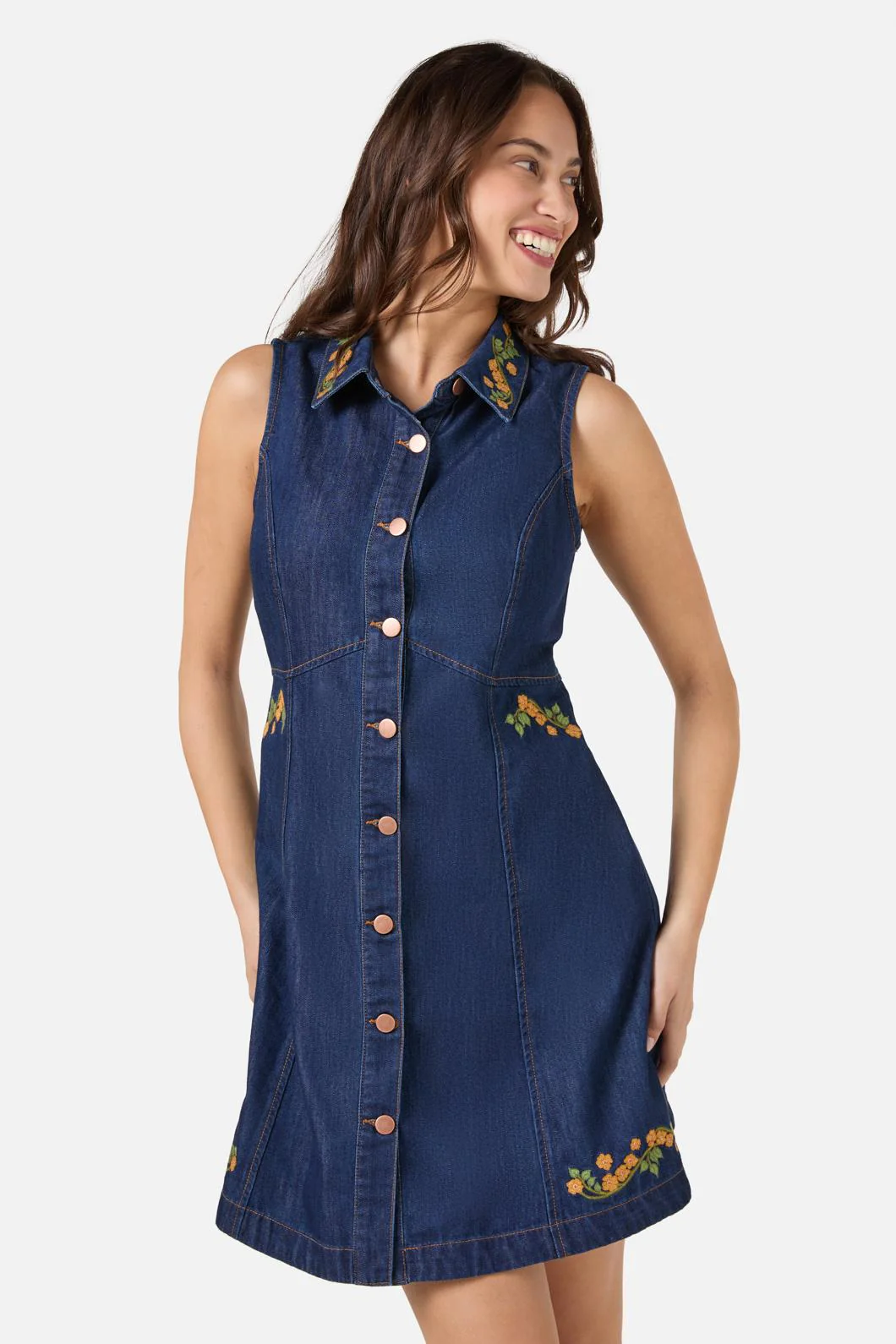 Flower Child Embroidered Dress - Image 6