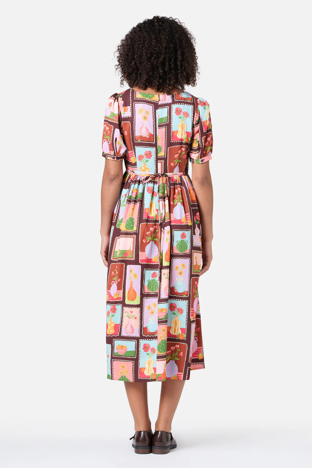 Flower Vases Midi Dress - Image 6