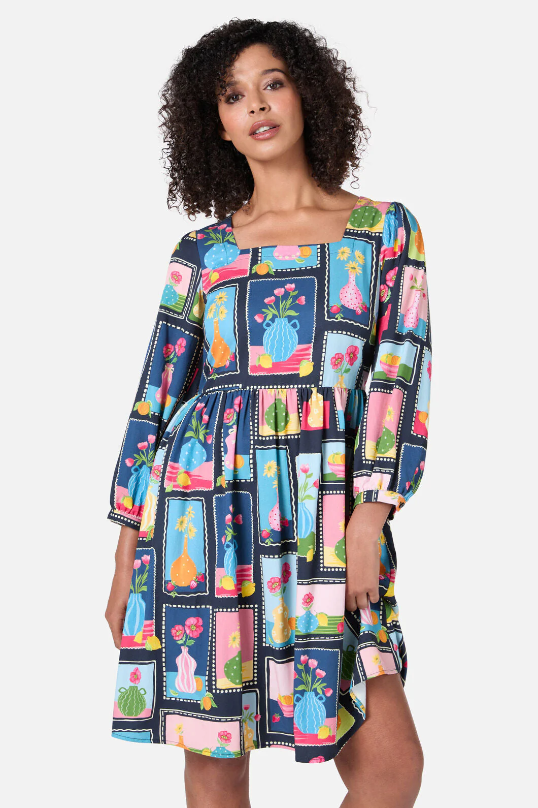 Flower Vases Mini Dress - Image 4