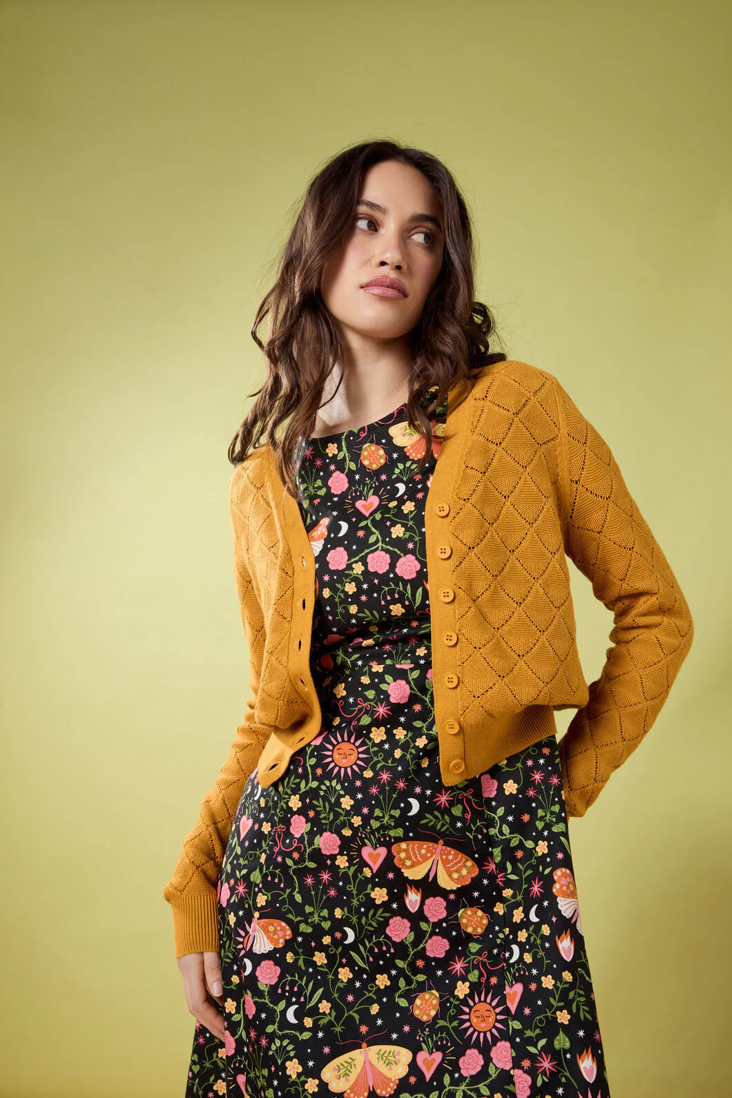 Folk Art Midi Dress - Image 4