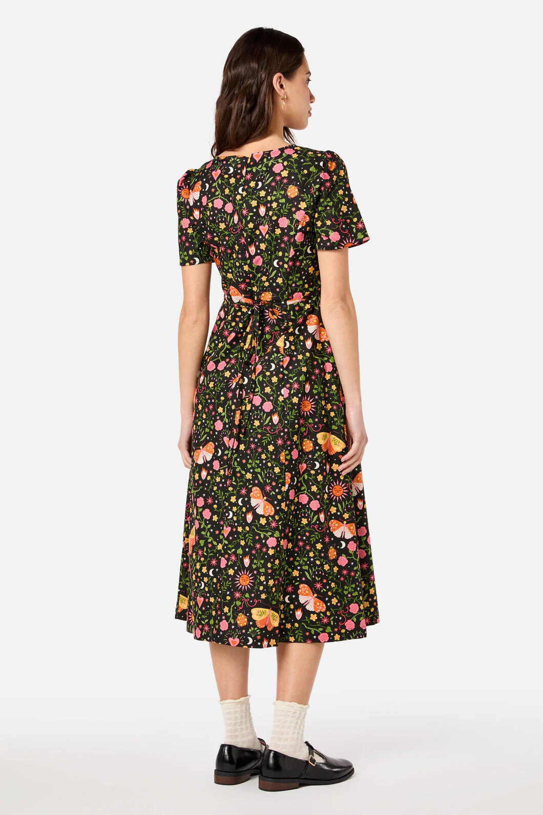 Folk Art Midi Dress - Image 8