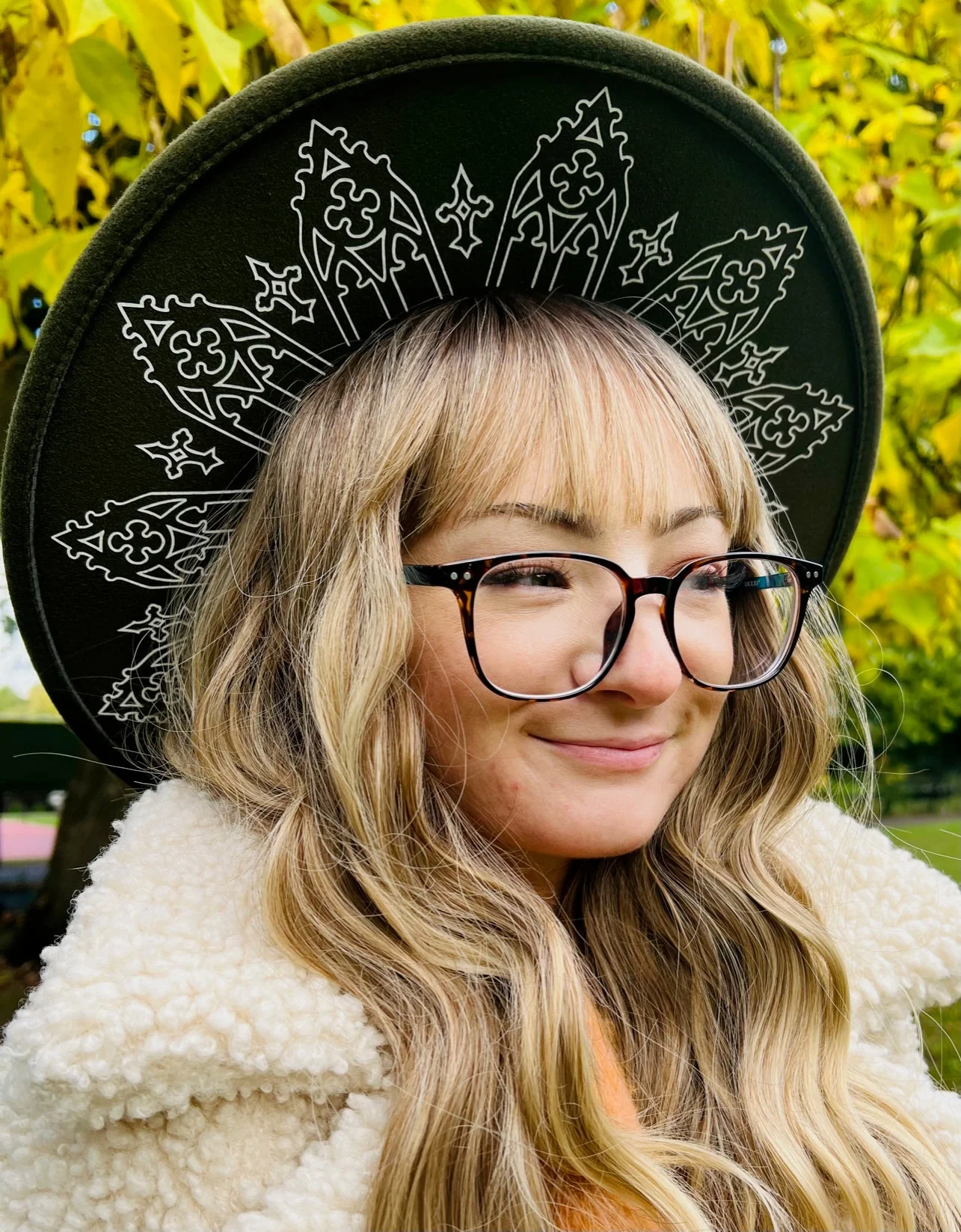 Vegan Felt Hat - XL Brim - Wrought Iron - Image 2