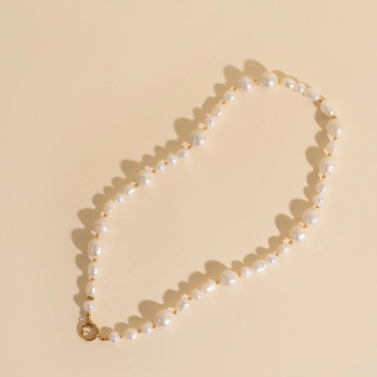 Freshwater Pearl Necklace (18") - Image 3