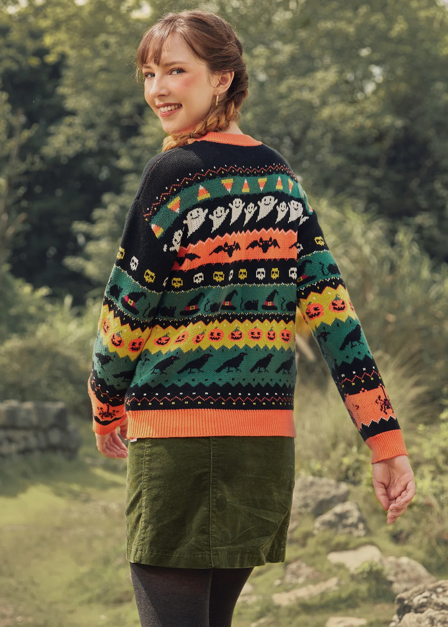Fright Night Delight Fair Isle Sweater - Image 5