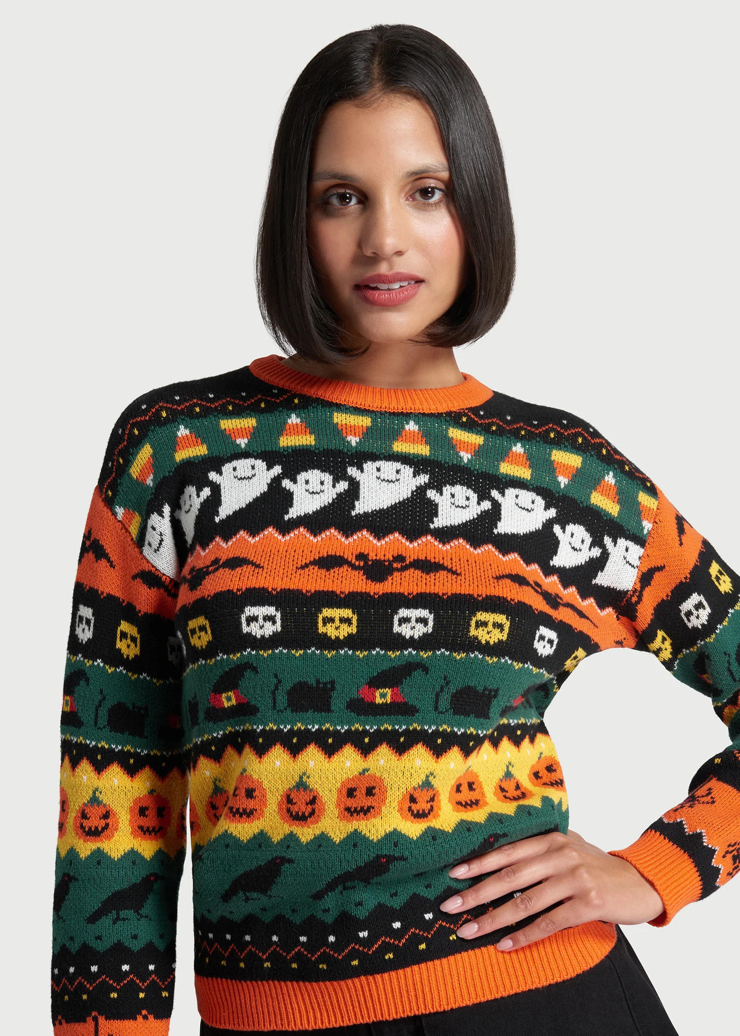 Fright Night Delight Fair Isle Sweater - Image 8