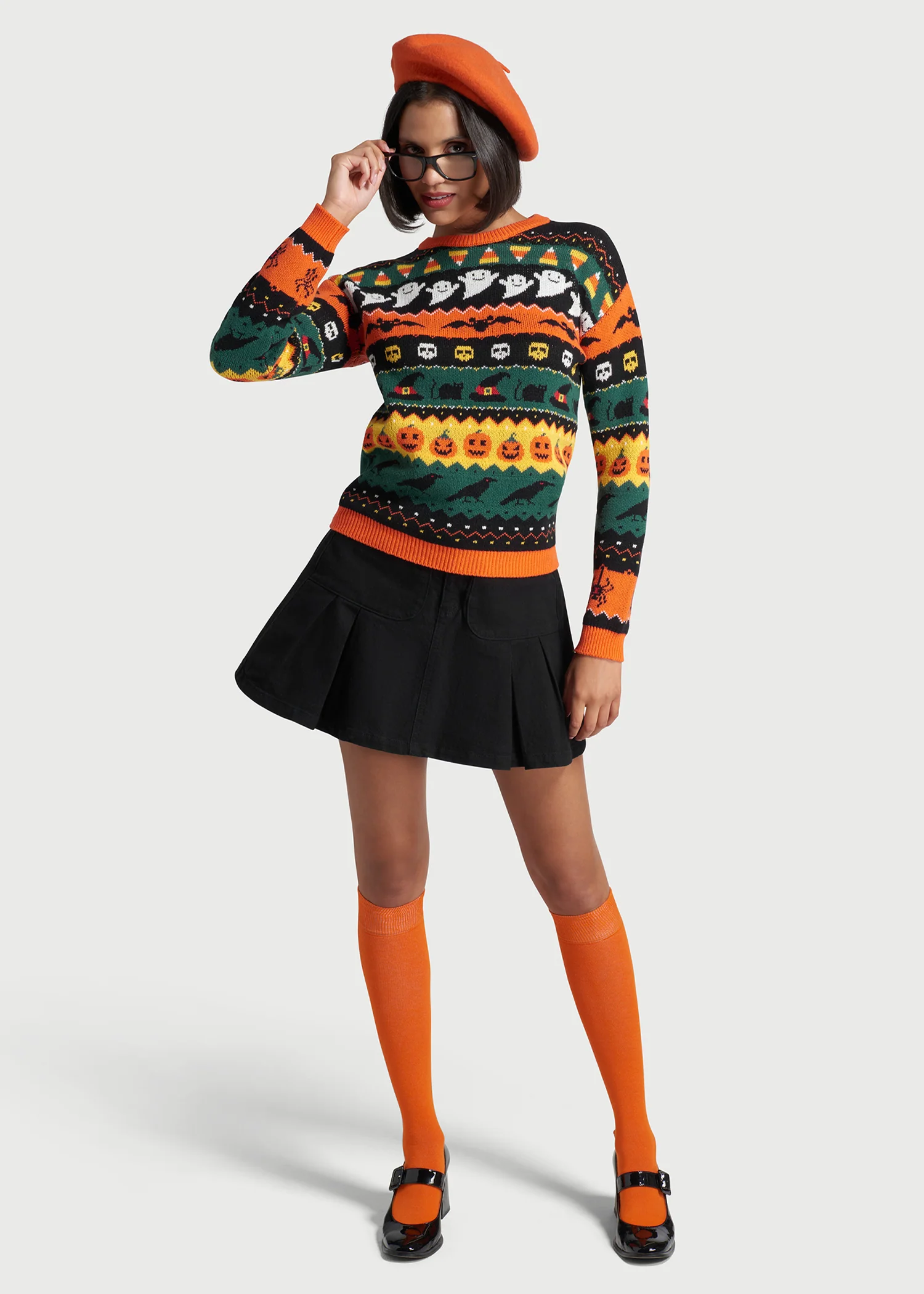 Fright Night Delight Fair Isle Sweater - Image 9