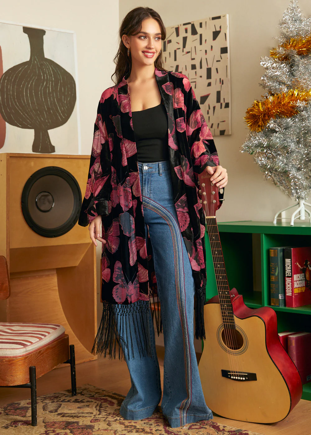 Flutter & Fringe Kimono - Image 4