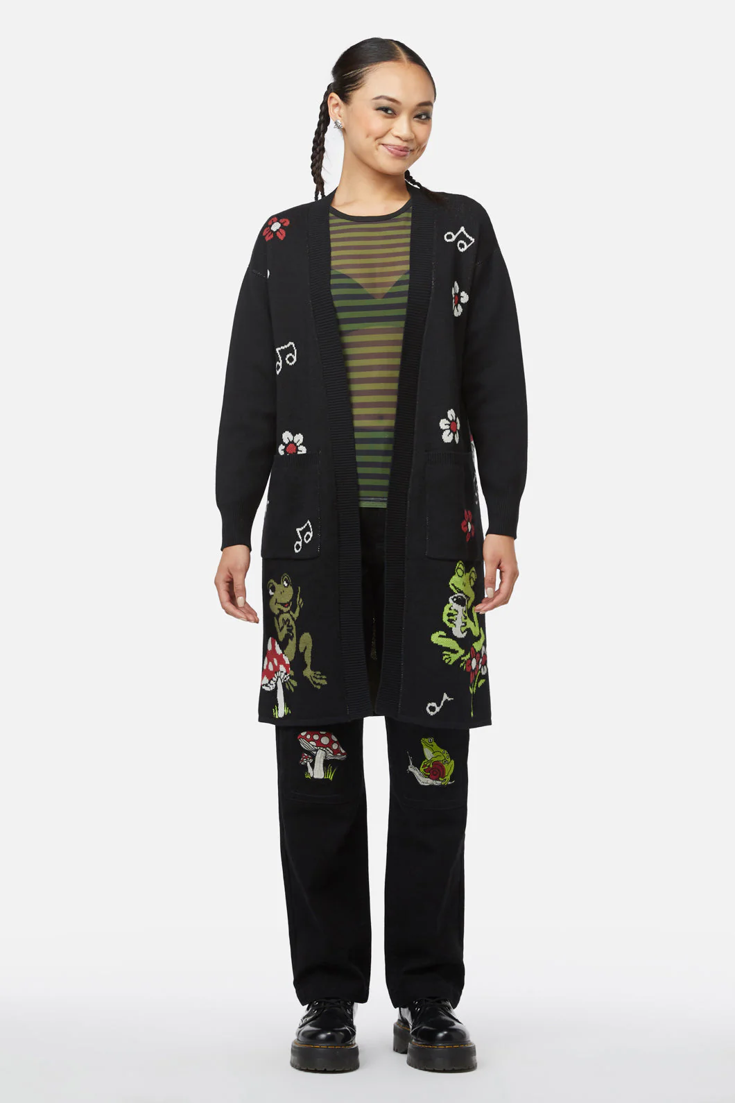 Froggy Picnic Cardigan - Image 3