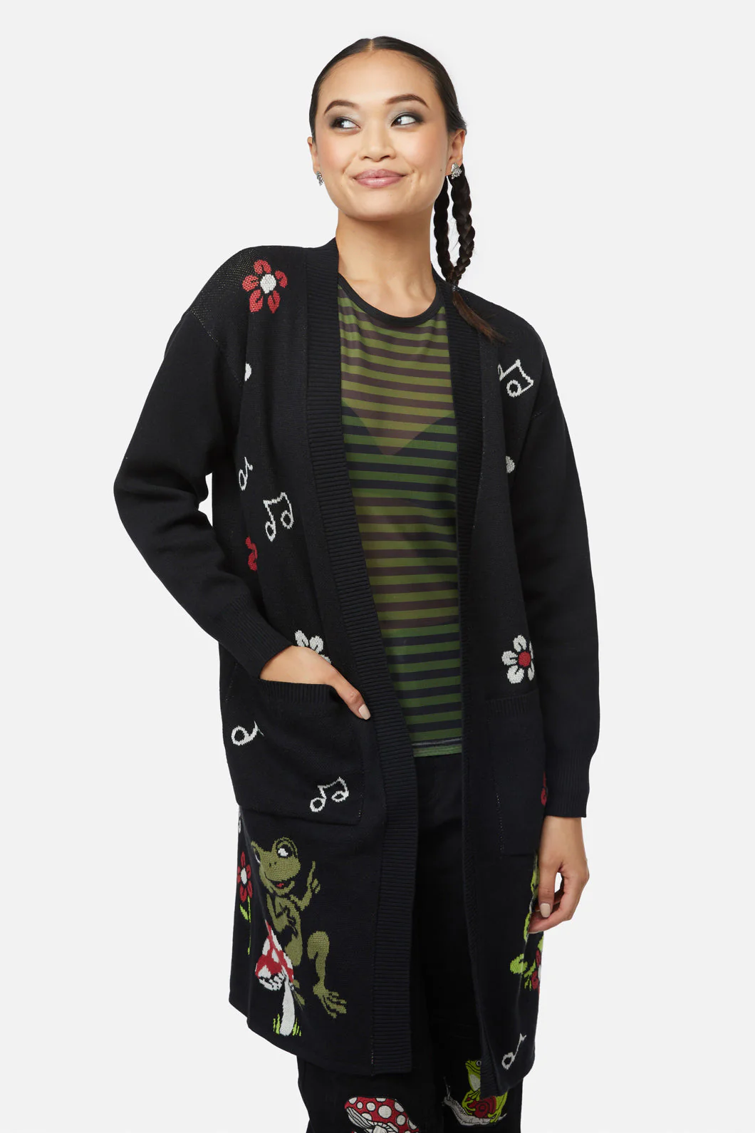 Froggy Picnic Cardigan - Image 4