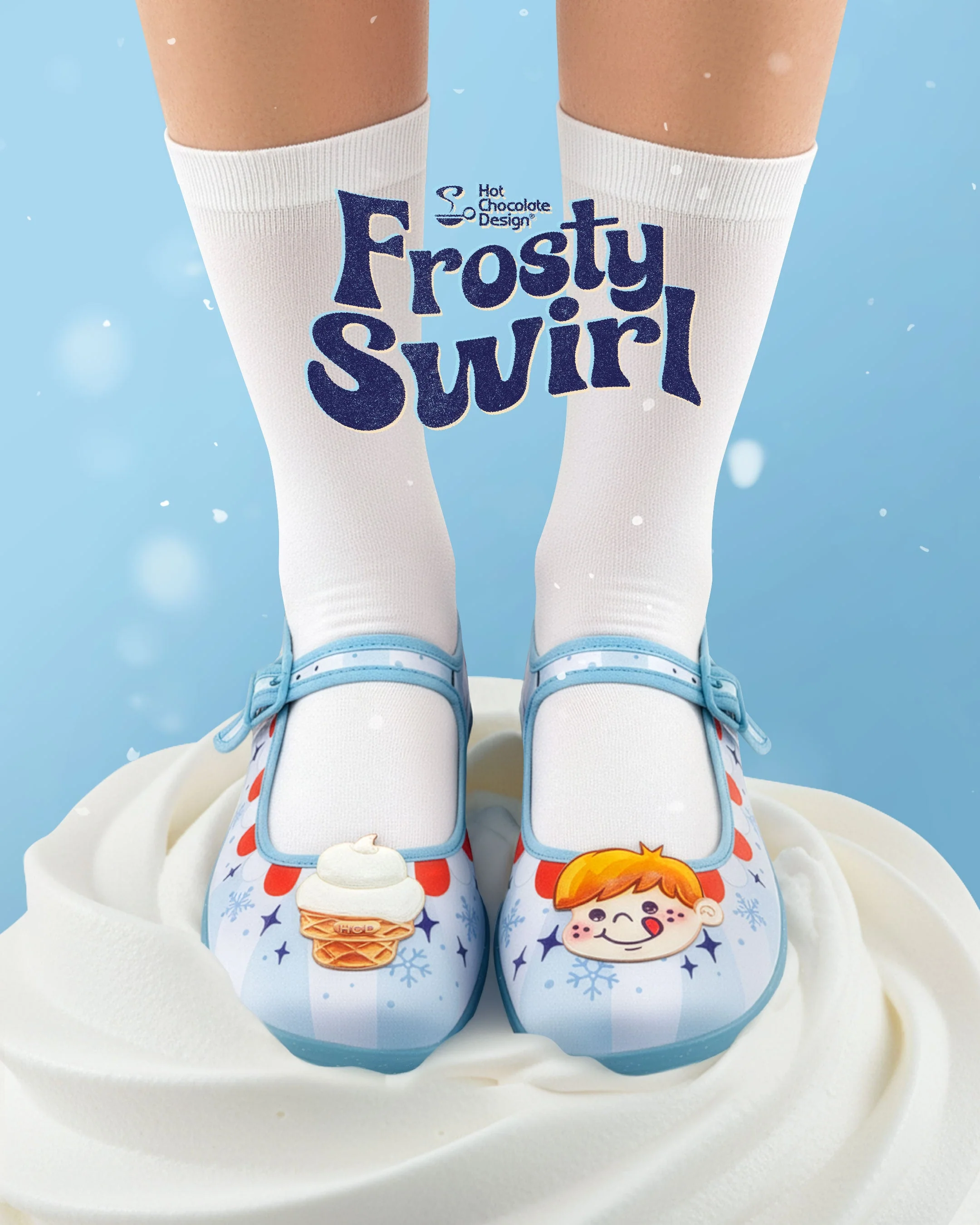 Frost Swirl Women's Mary Jane Flat - Image 2