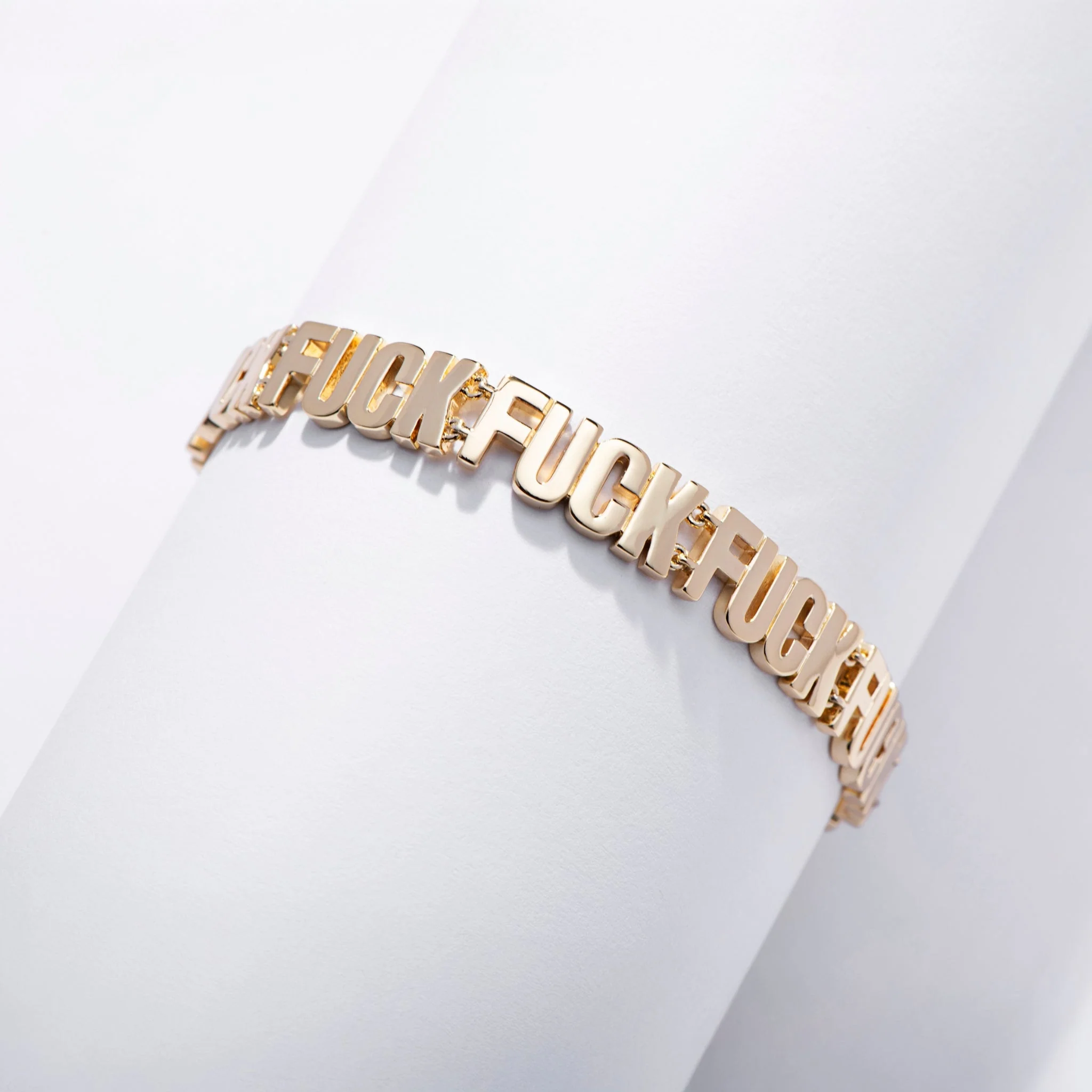 Fuck Fuck Fuck Chain Bracelet - Image 2