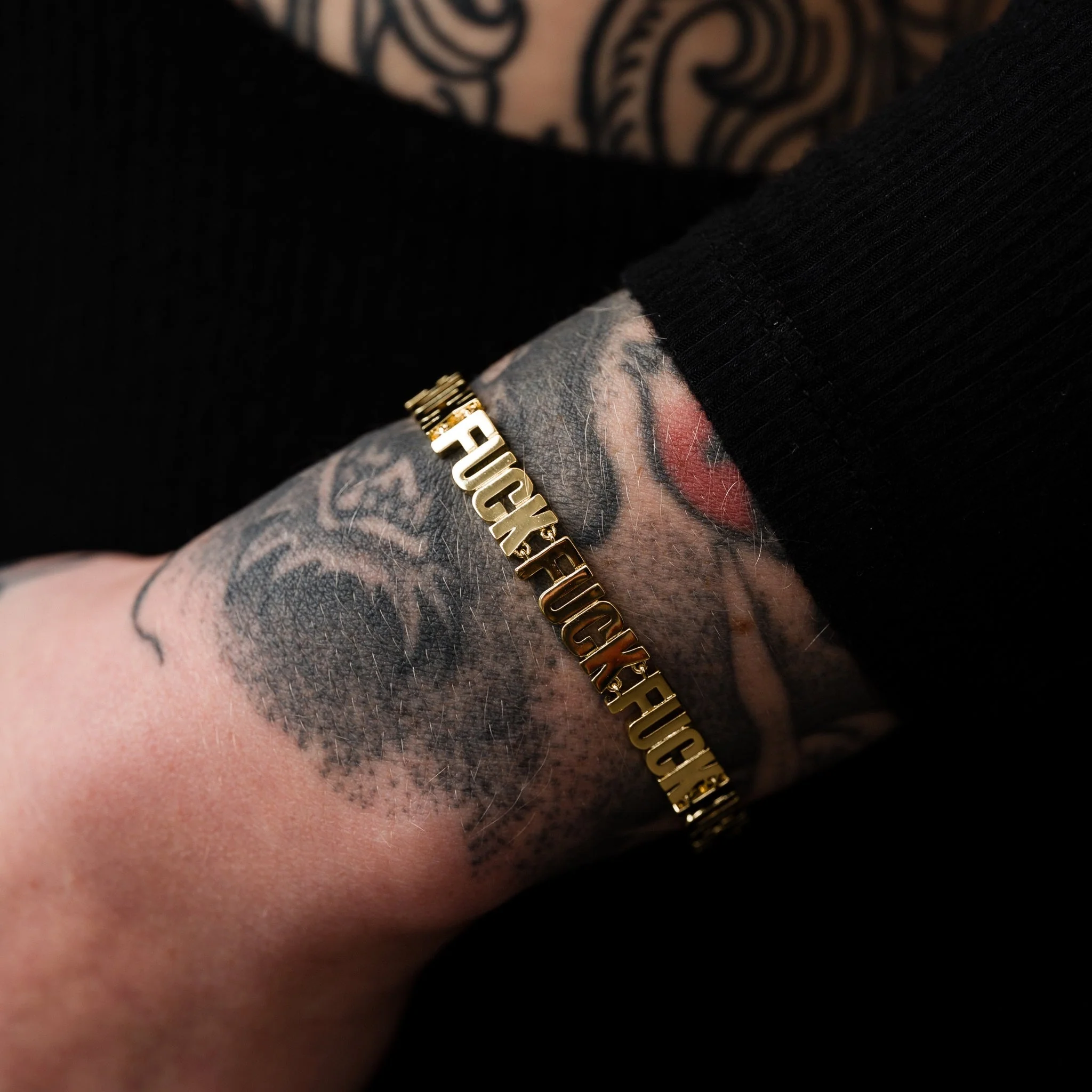 Fuck Fuck Fuck Chain Bracelet - Image 7