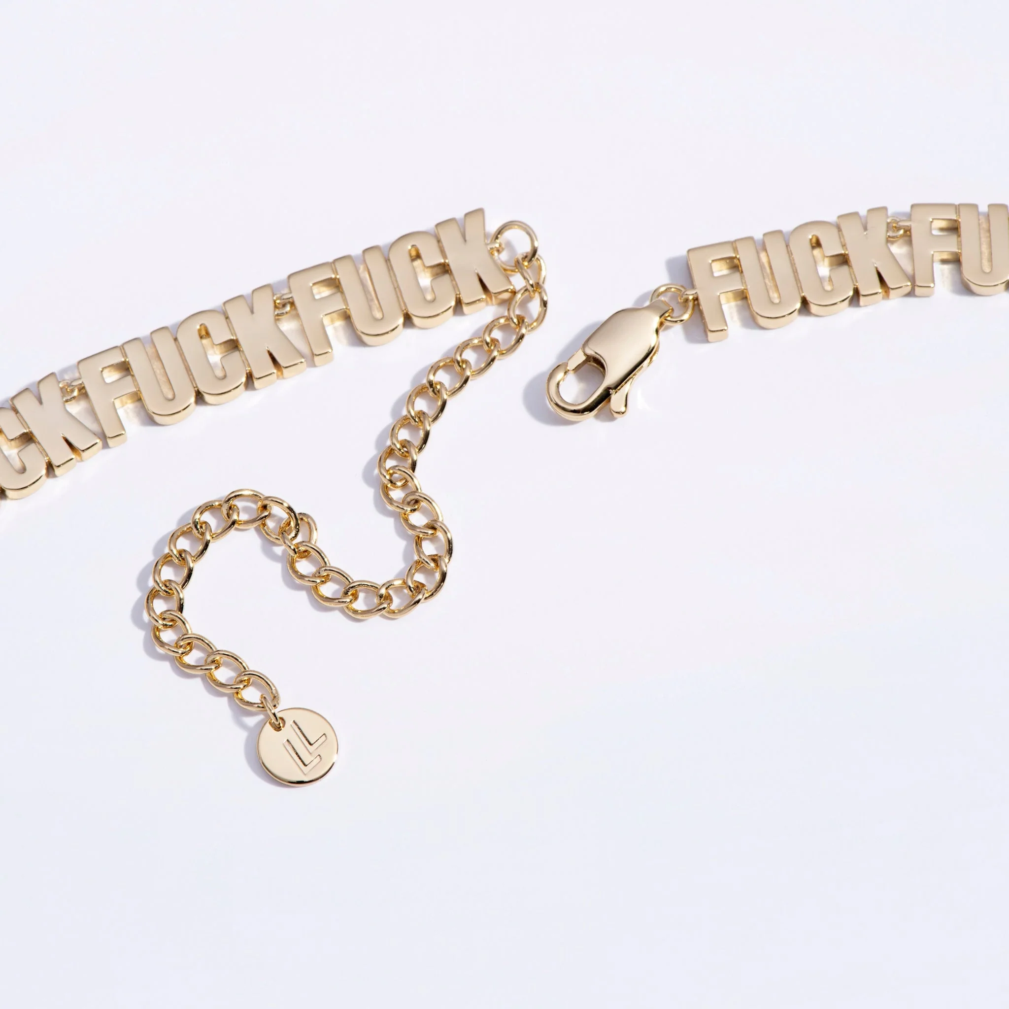 Fuck Fuck Fuck Chain Necklace - Image 2
