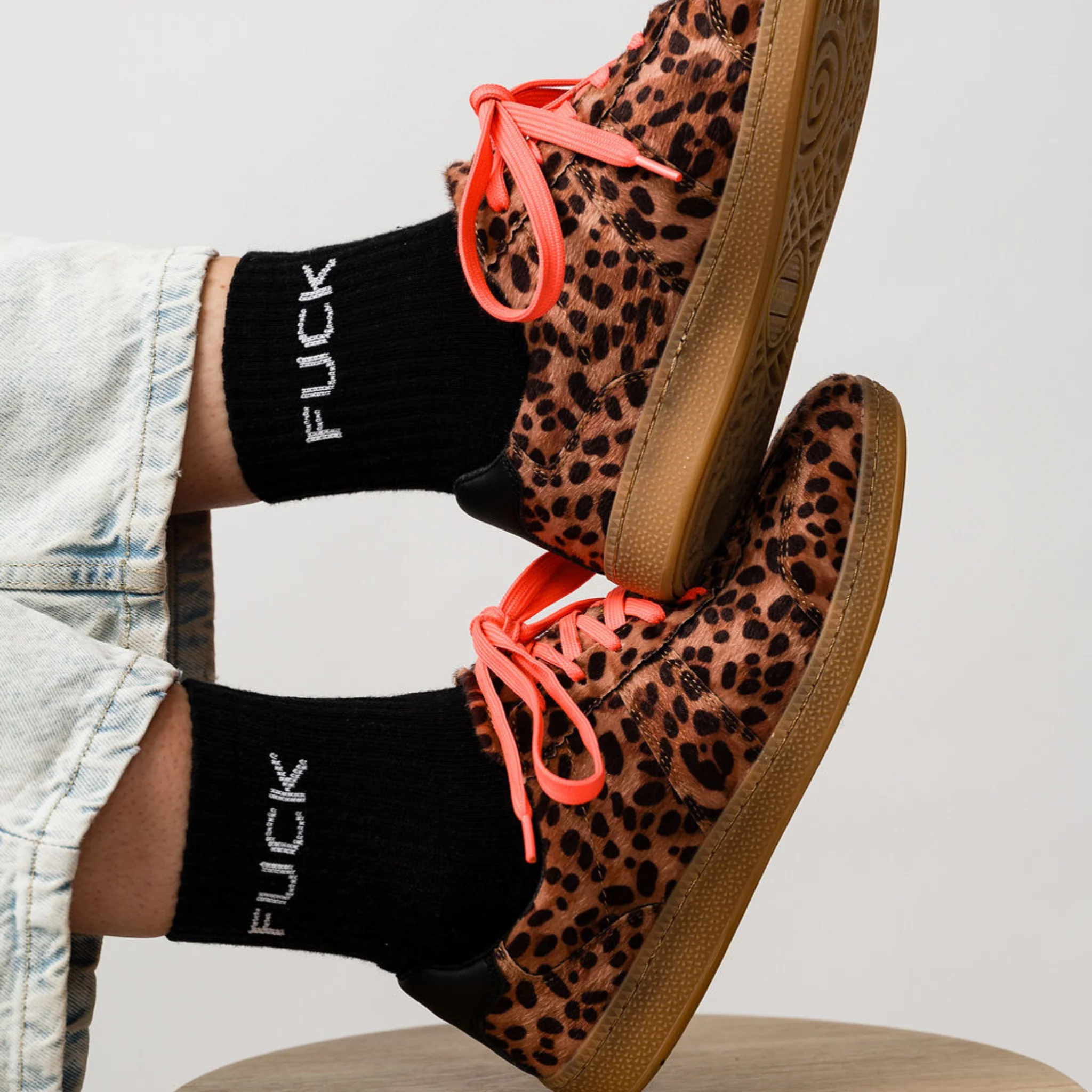 Fuck Quarter Crew Socks - Image 4
