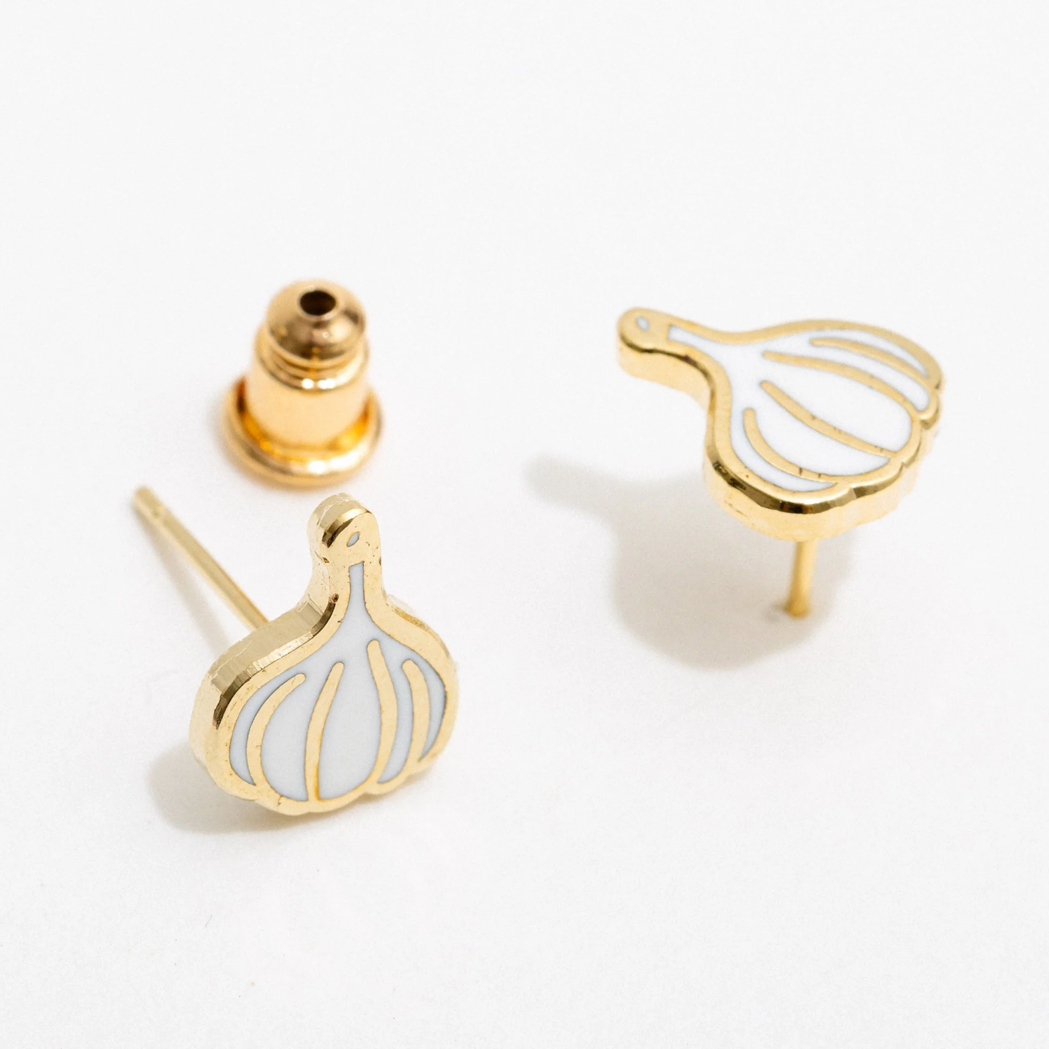 Garlic Stud Earrings - Image 3