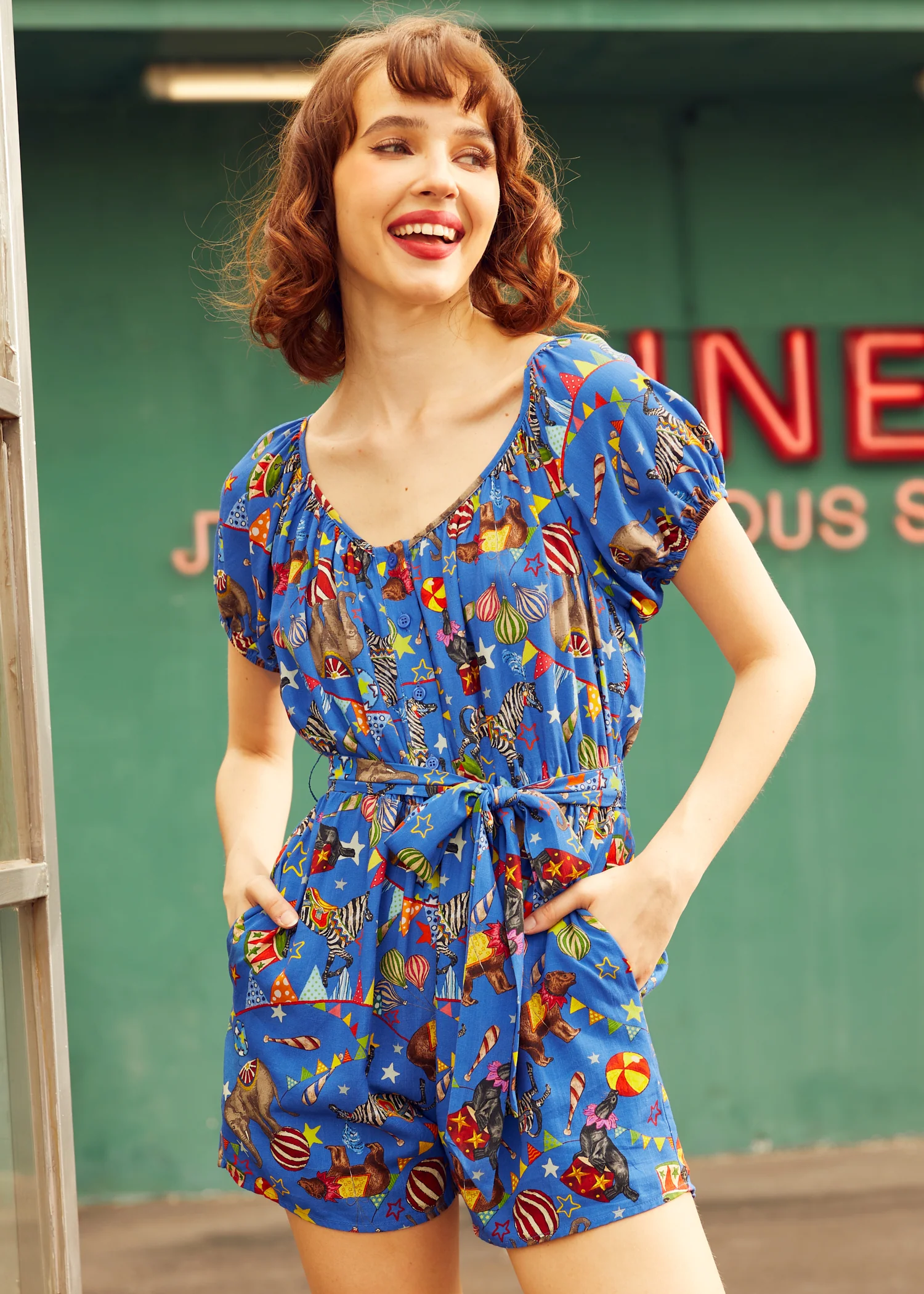 Easy Does It Button-Front Romper - Image 5