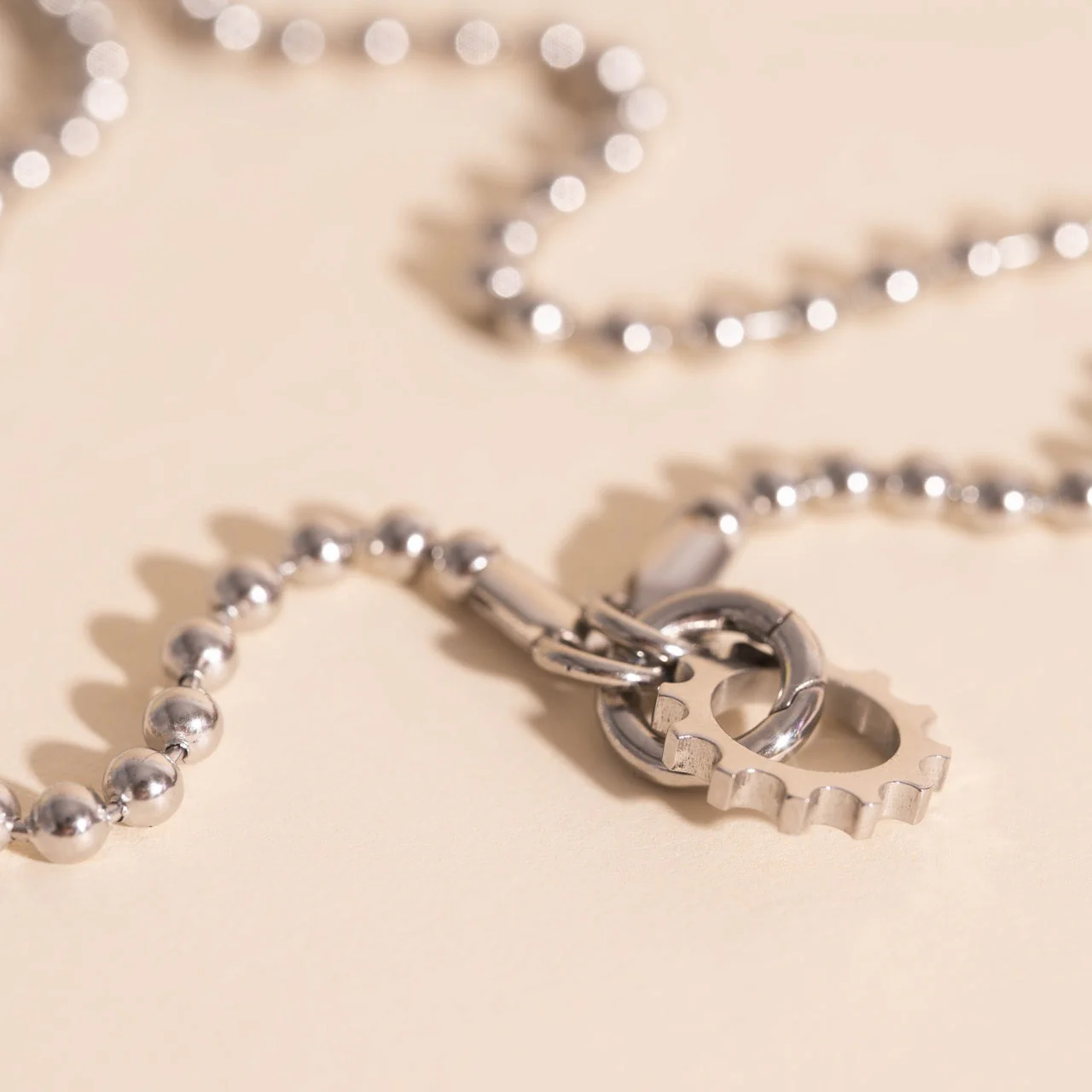 Gear Necklace Extender Charm - Image 2
