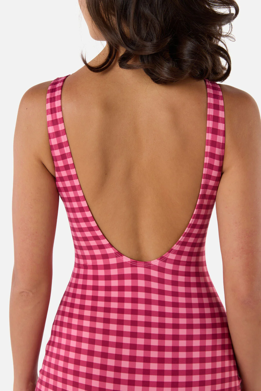 Gingham Boyleg One Piece - Image 13