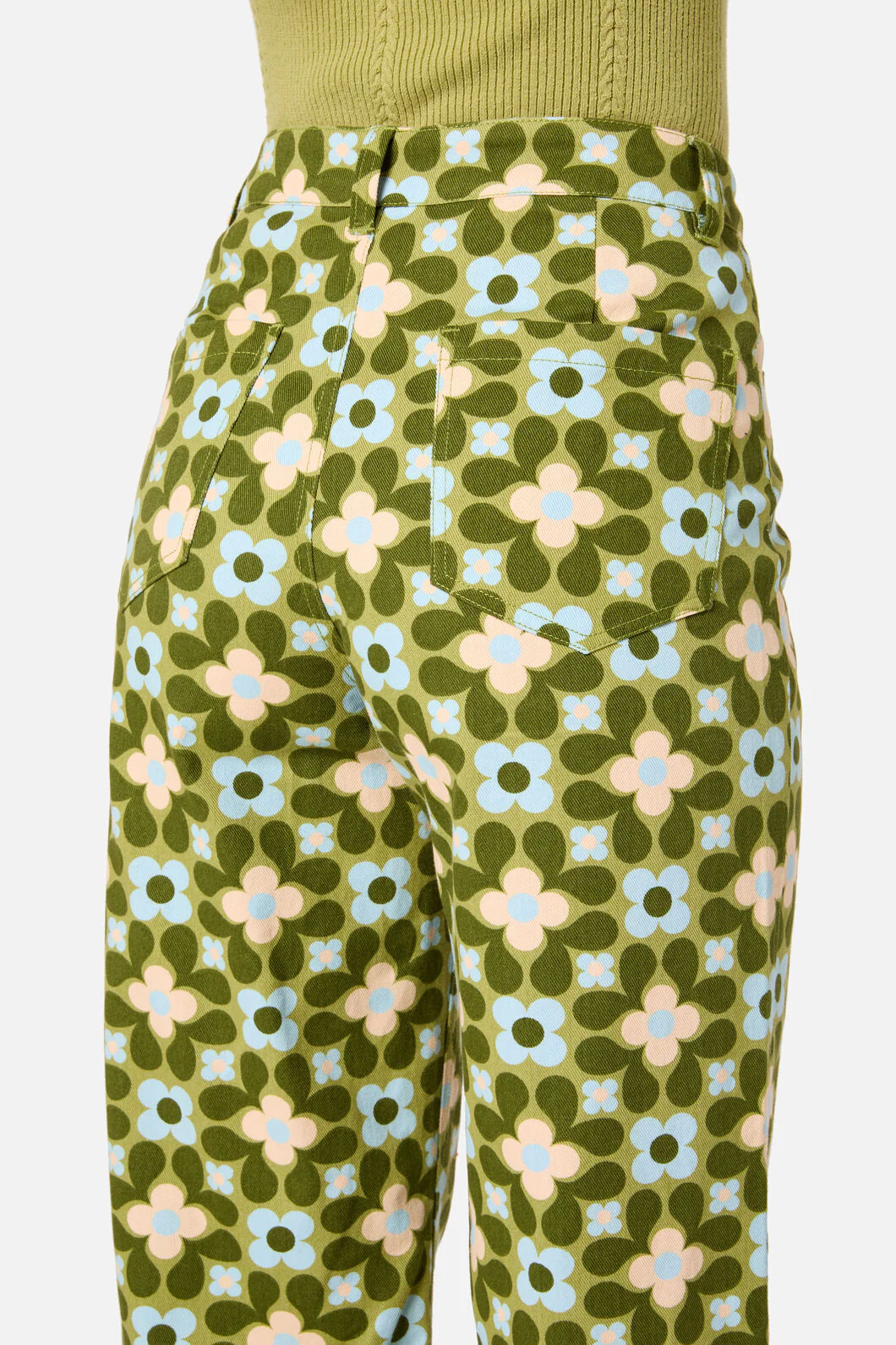 Ginny 60's Printed Jean - Image 2