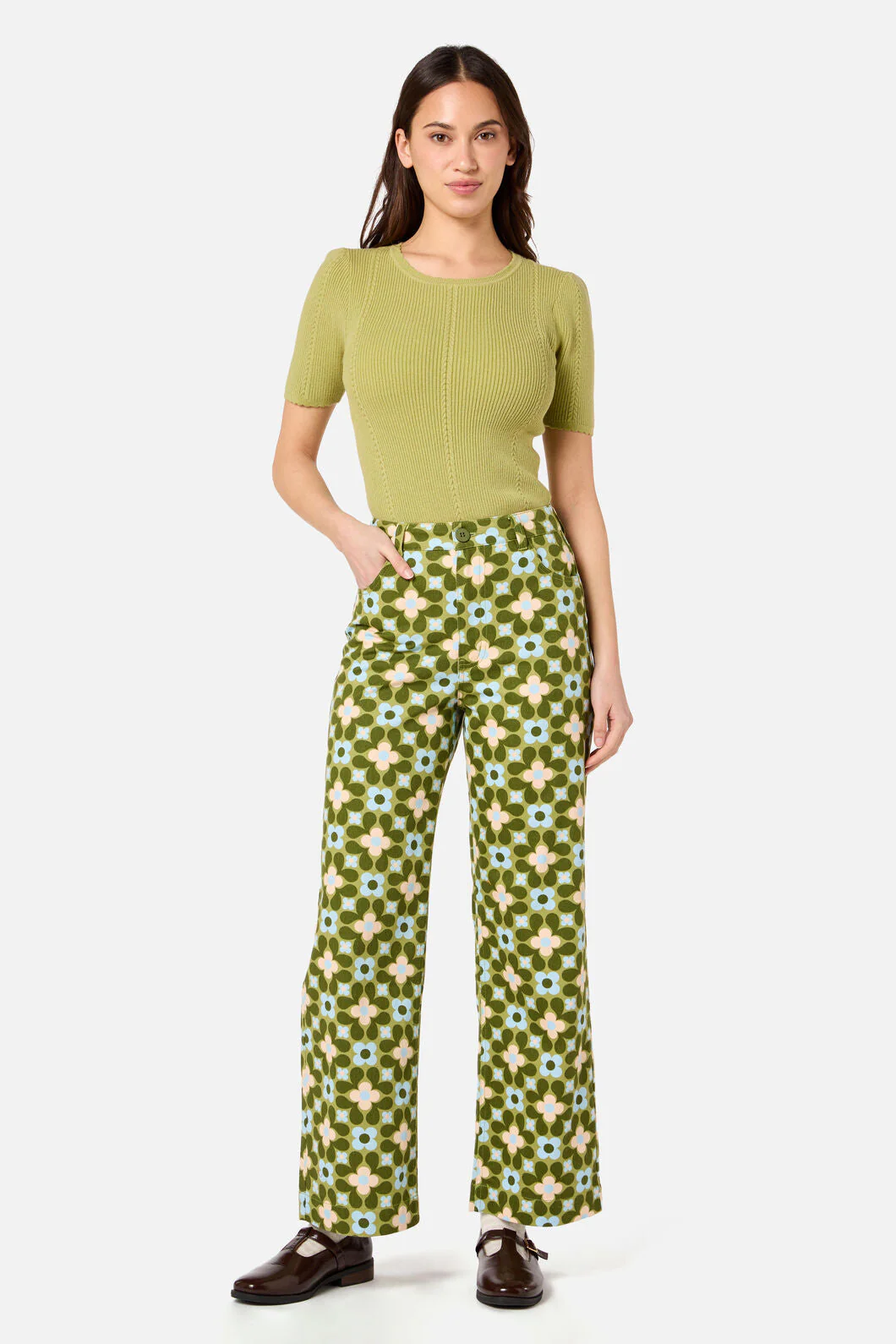 Ginny 60's Printed Jean - Image 4