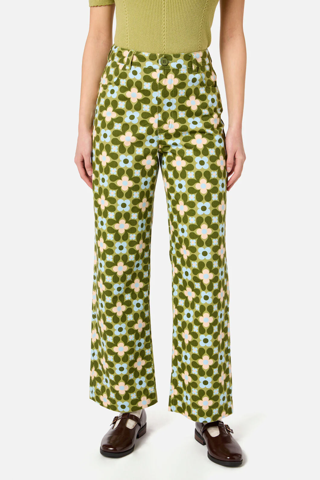 Ginny 60's Printed Jean - Image 5