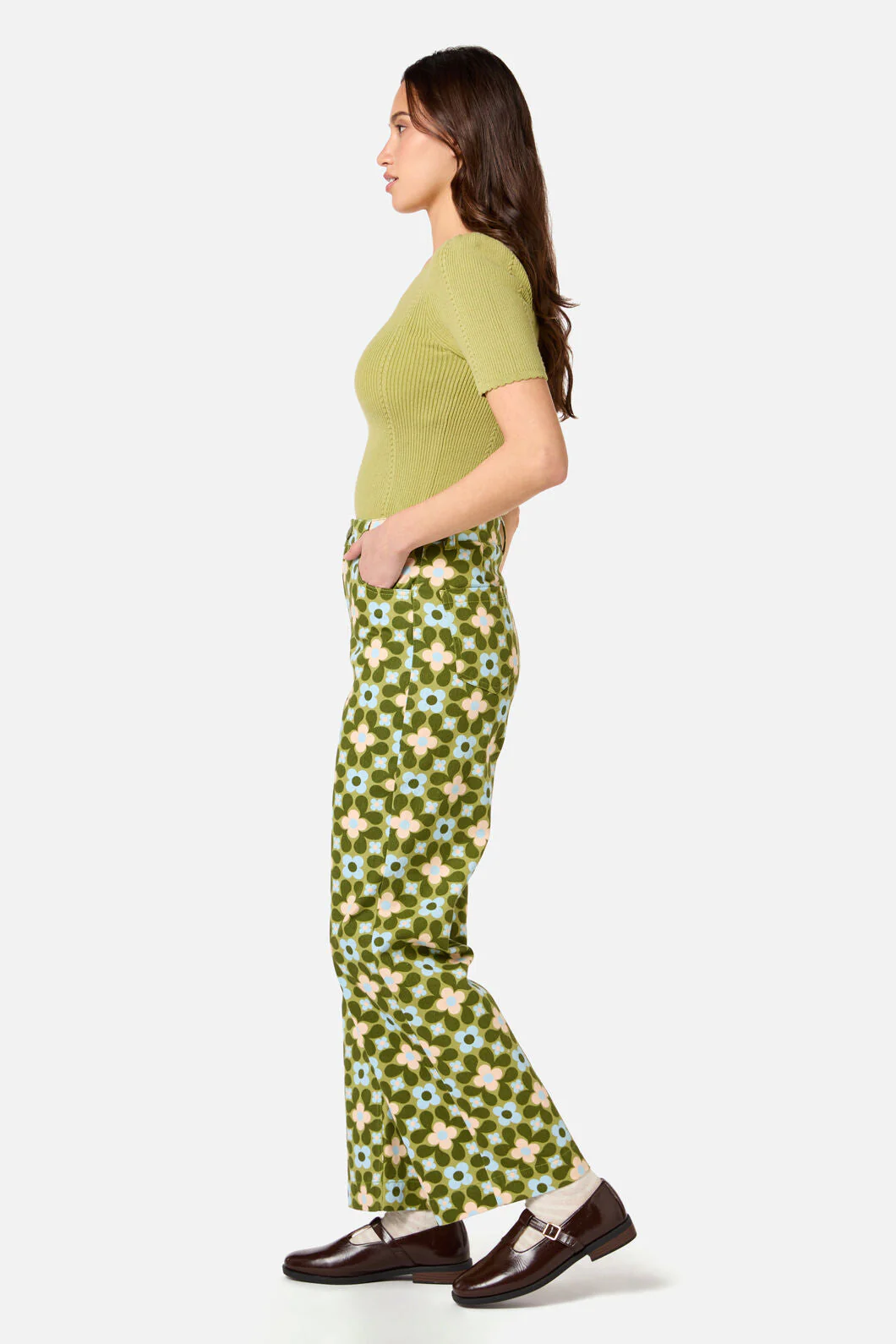 Ginny 60's Printed Jean - Image 6