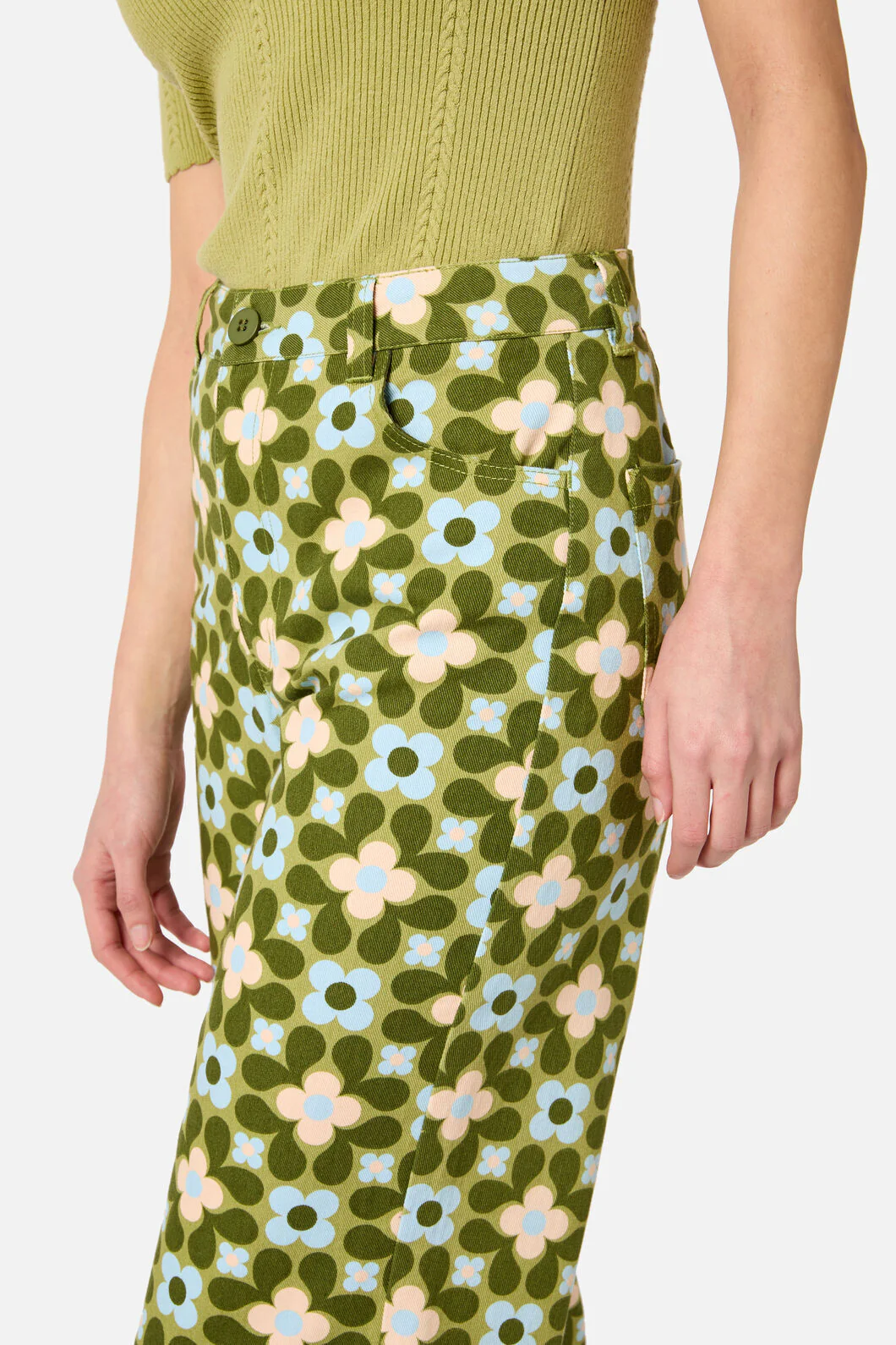 Ginny 60's Printed Jean - Image 8