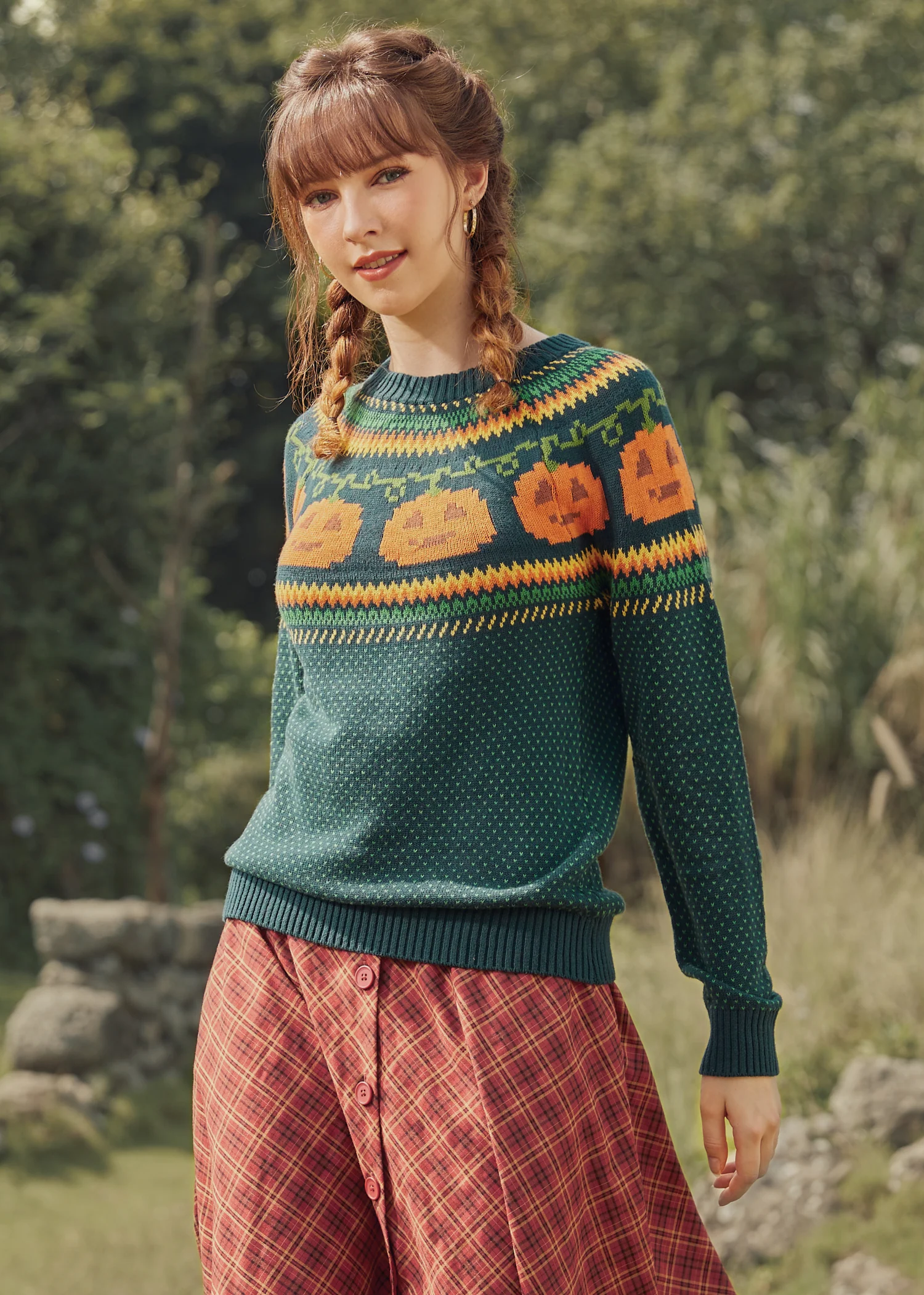 Give 'Em Pumpkin To Talk About Fair Isle Sweater - Image 6