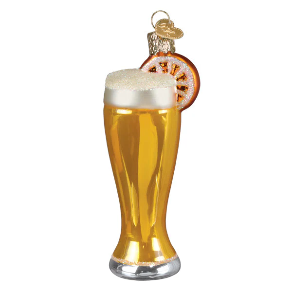 Glass Of Blue Moon Beer Ornament - Image 2